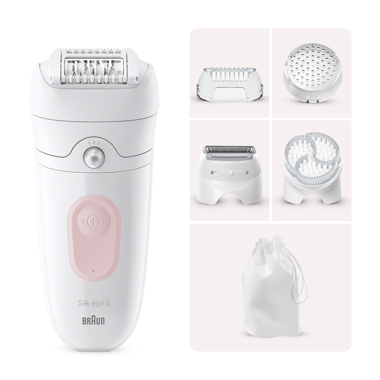 Women's Pink Braun Silk-Épil Series 5 5-060 Epilator