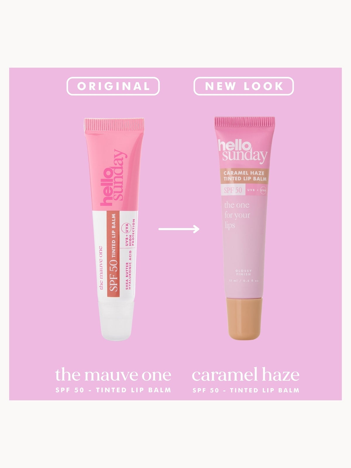 Hello Sunday Tinted Lip Balm SPF50 15ml - Caramel Haze 3