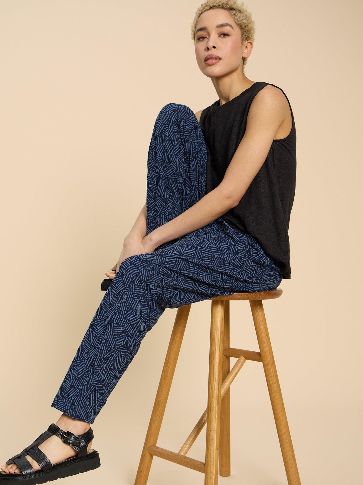 Maison LENZING™ ECOVERO™ Jerseyhose - 52