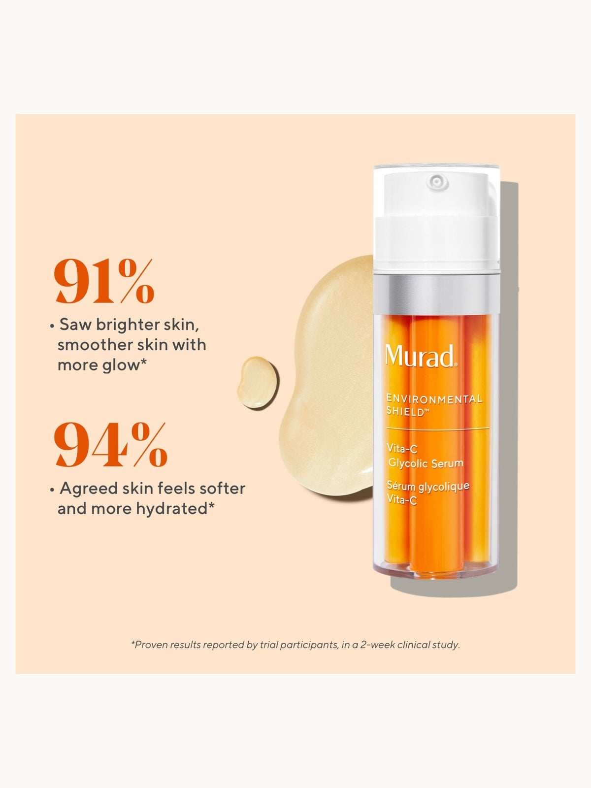 Murad Vita-C Glycolic Serum Deluxe Travel Size 15ml 3