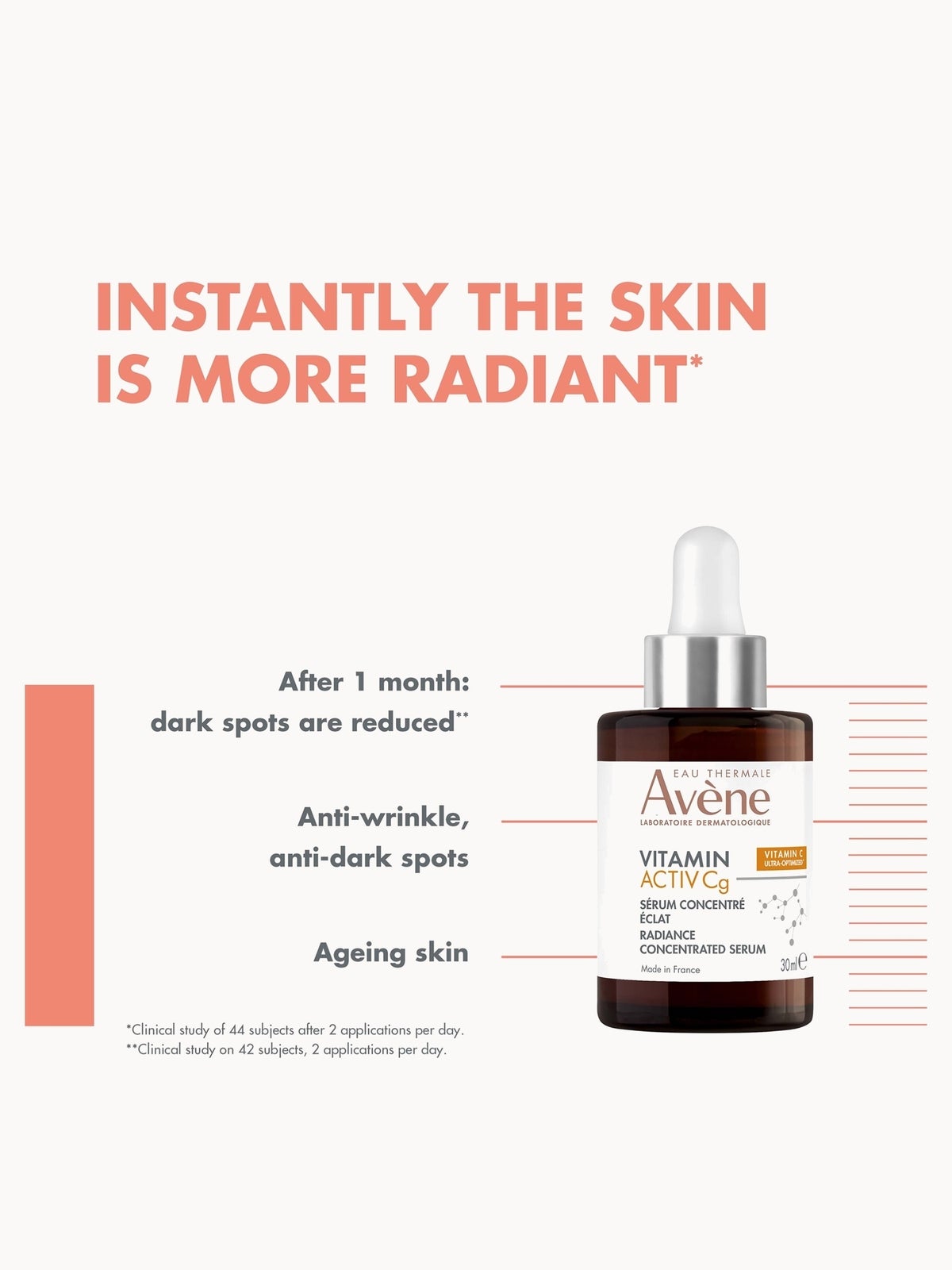 Avène Vitamin Activ Cg Radiance Concentrated Serum 30ml 2