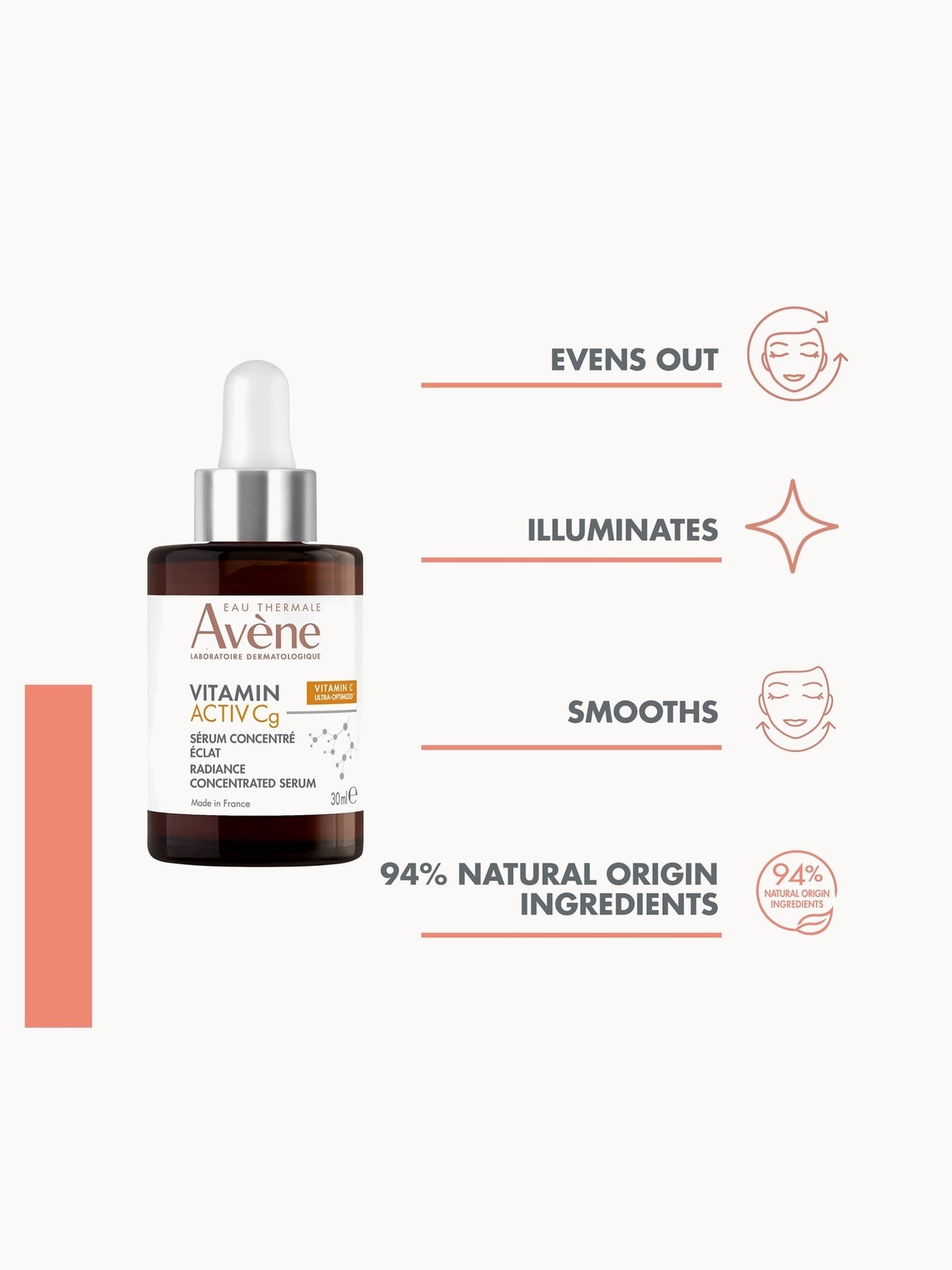 Avène Vitamin Activ Cg Radiance Concentrated Serum 30ml 4