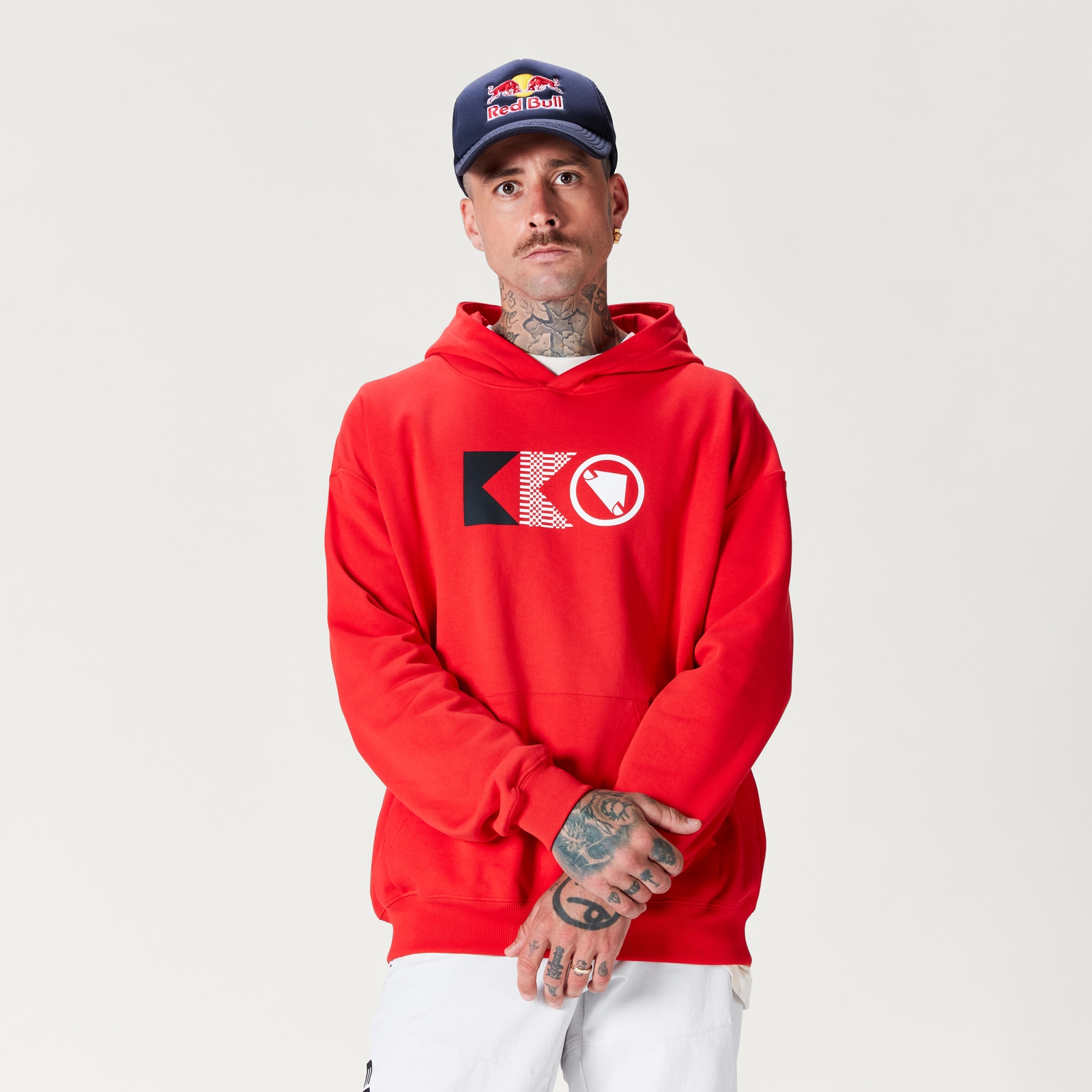 Endura Unisex Kriss Kyle Box Hoodie - Red | Extra 10% off first order.