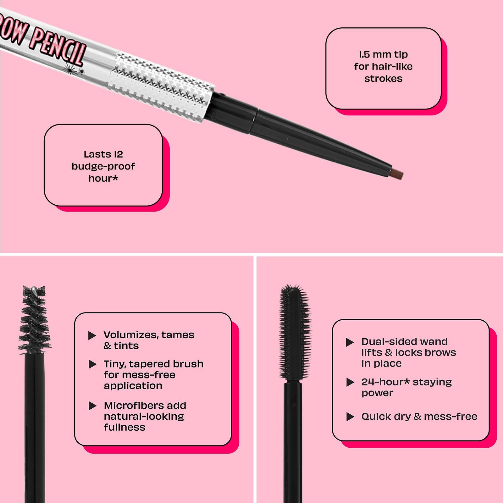 benefit Brow Haul of Fame Brow Basics Kit (Various Shades) (Worth £55) - Shade, 3 Warm Light Brown, photo 4