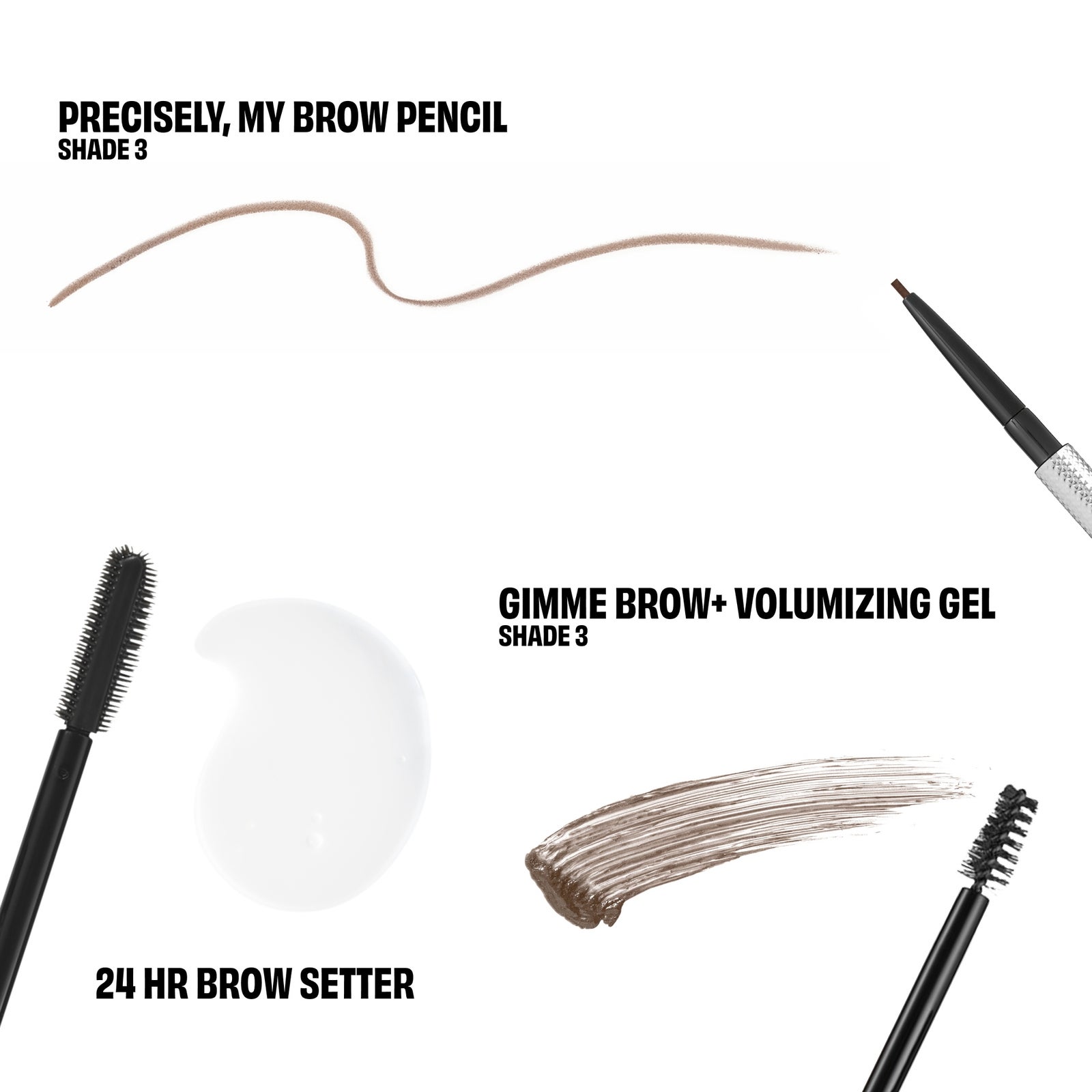 benefit Brow Haul of Fame Brow Basics Kit (Various Shades) (Worth £55) - Shade, 3 Warm Light Brown, photo 10