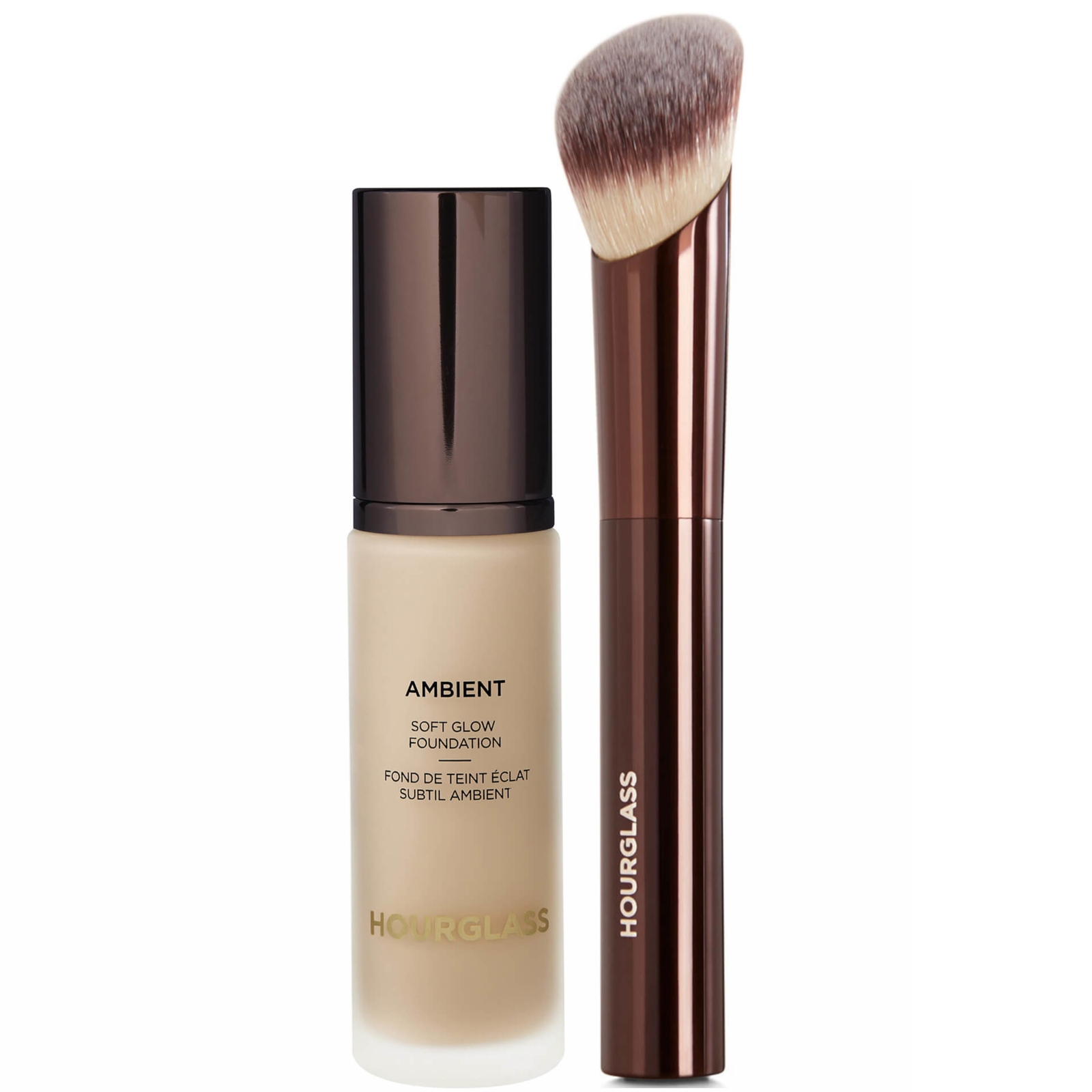 Hourglass Soft Glow Foundation and Soft Glow Foundation Brush Bundle 30ml (Various Shades) - 3.5