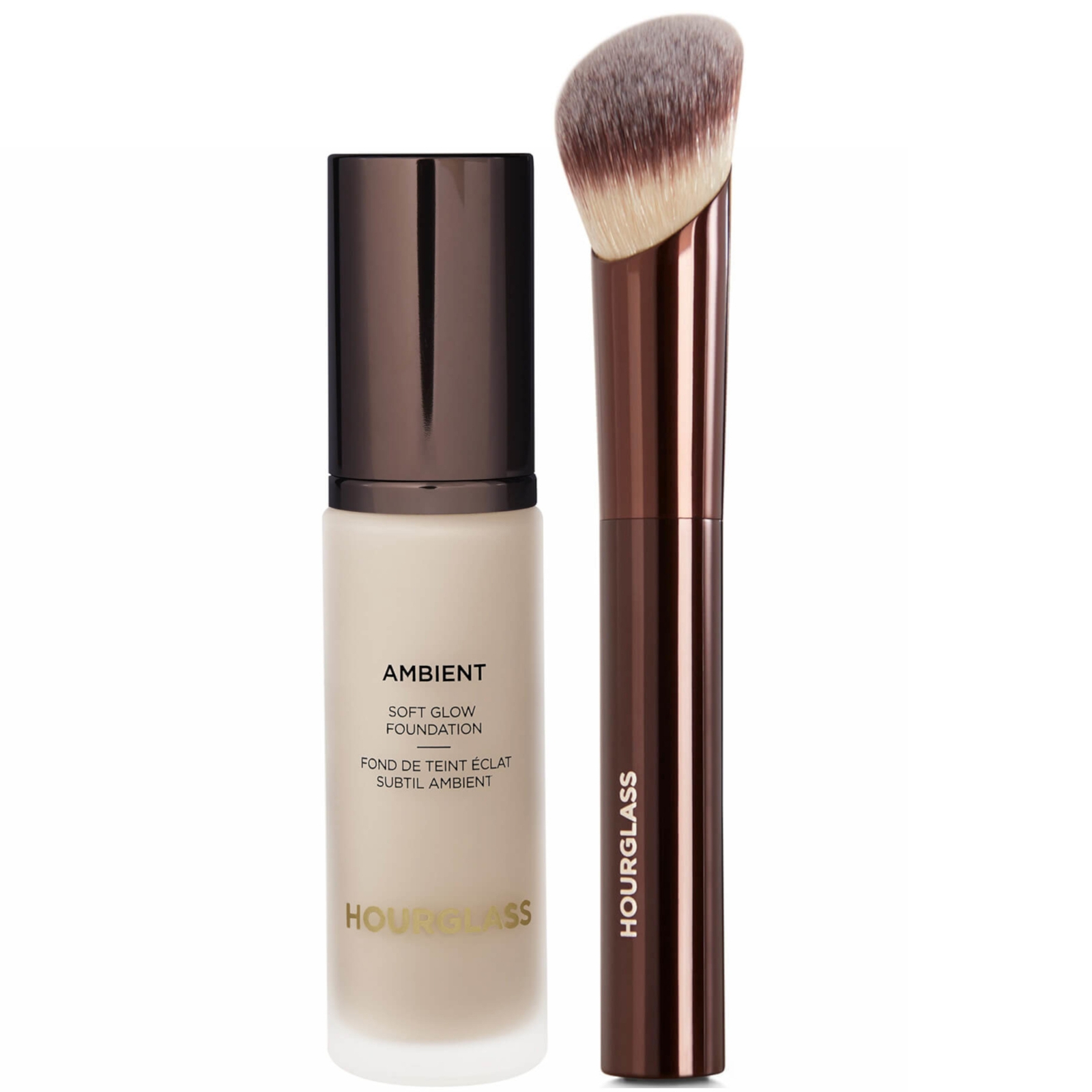 Hourglass Soft Glow Foundation and Soft Glow Foundation Brush Bundle 30ml (Various Shades) - 1