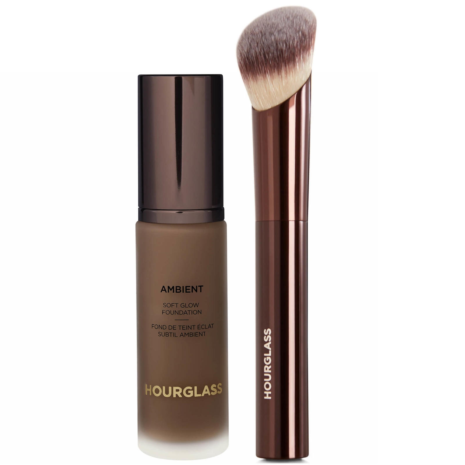 Hourglass Soft Glow Foundation and Soft Glow Foundation Brush Bundle 30ml (Various Shades) - 14.5