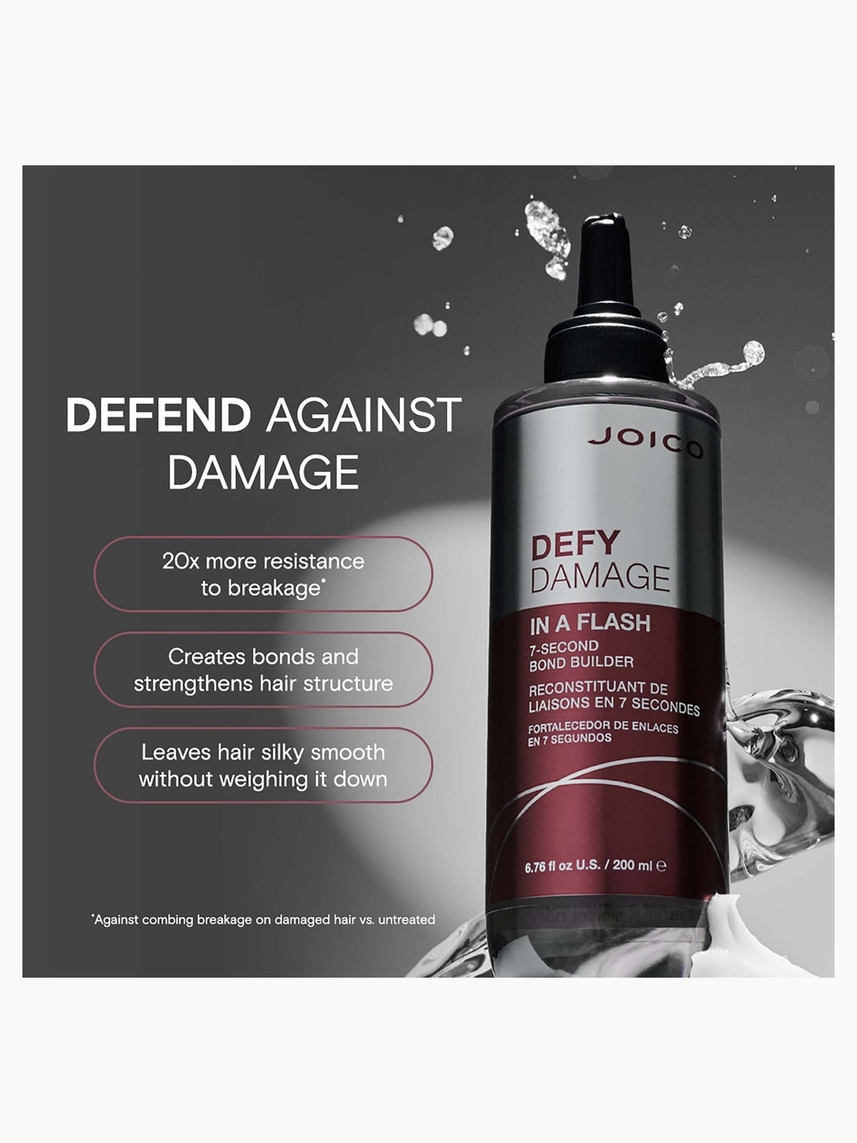 Joico Defy Damage In A Flash 7-Second Bond Builder 200ml 3