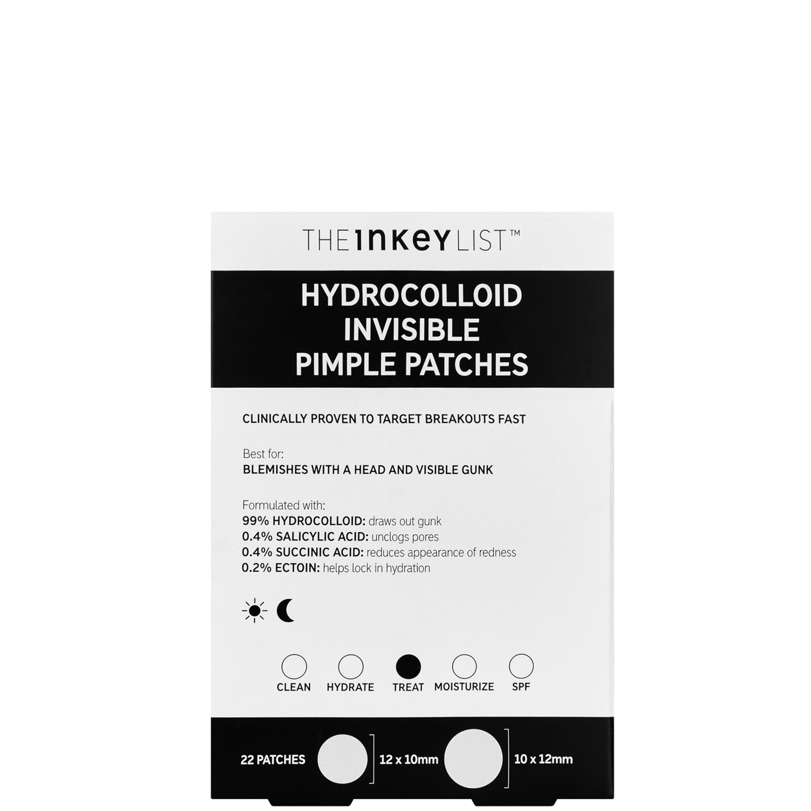 The INKEY List Hydrocolloid Invisible Pimple Patches