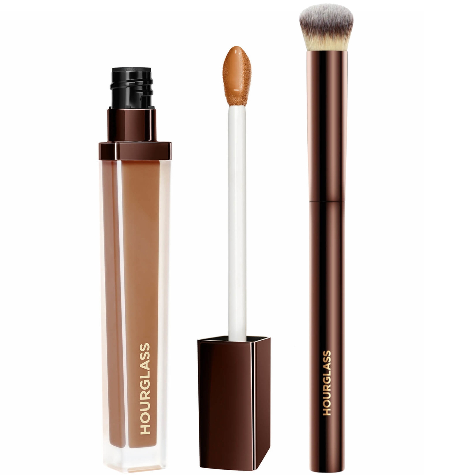 Hourglass Airbrush Concealer and Seamless Finish Concealer Brush Bundle 6ml (Various Shades) - Brandy