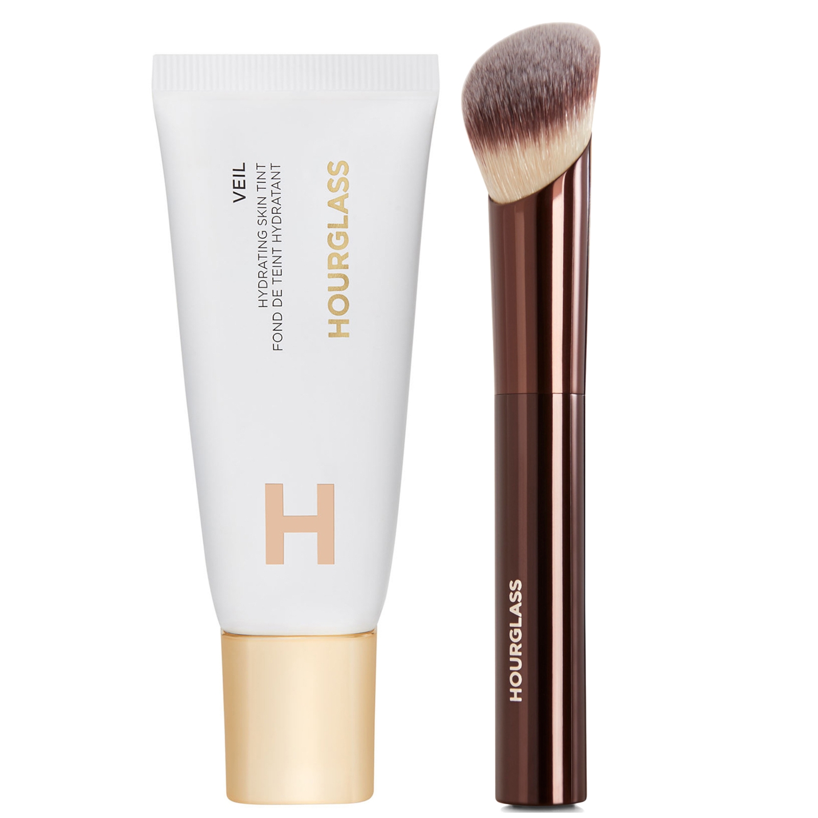 Hourglass Hydrating Skin Tint and Soft Glow Foundation Brush Bundle 35ml (Various Shades) - 2