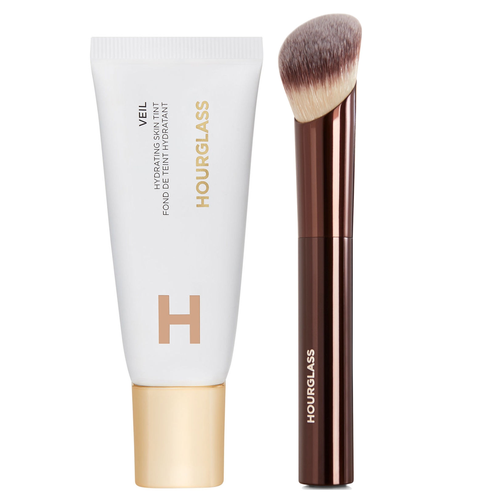 Hourglass Hydrating Skin Tint and Soft Glow Foundation Brush Bundle 35ml (Various Shades) - 7