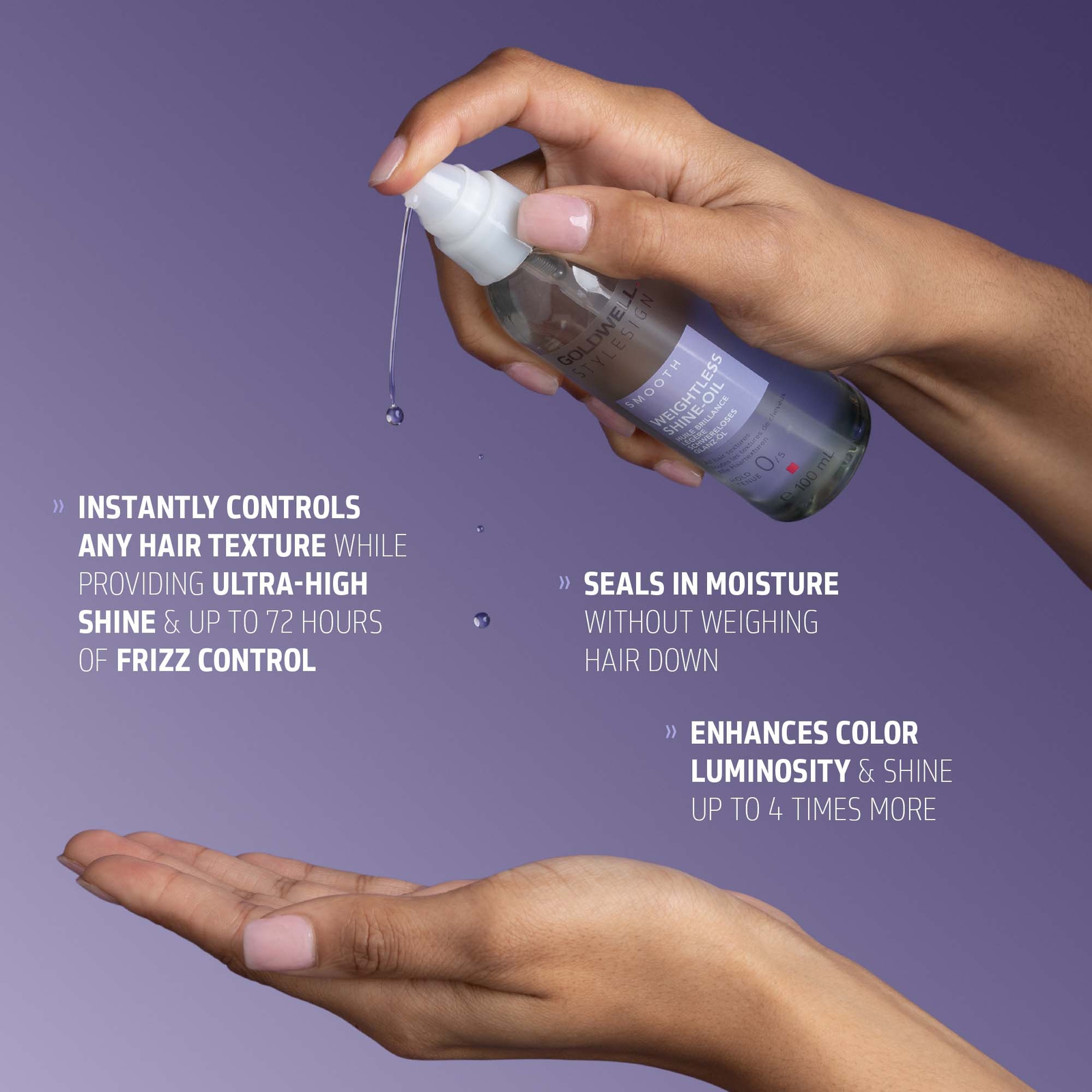 Thumbnail - Goldwell Stylesign Weightless Shine Oil 100ml