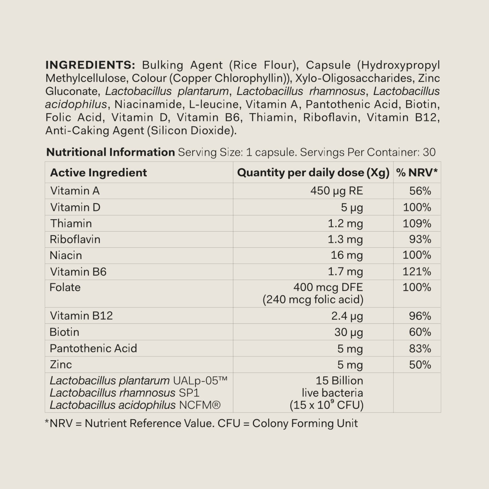 The Nue Co. Barrier Clear Probiotic 15g 2