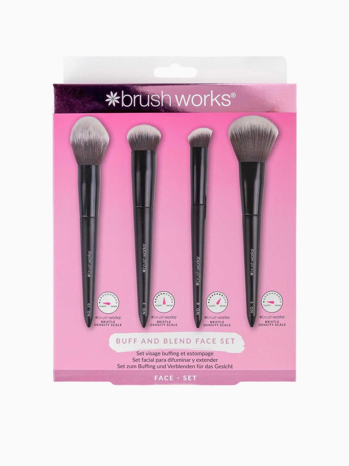 Brushworks Buff and Blend Face Set 4