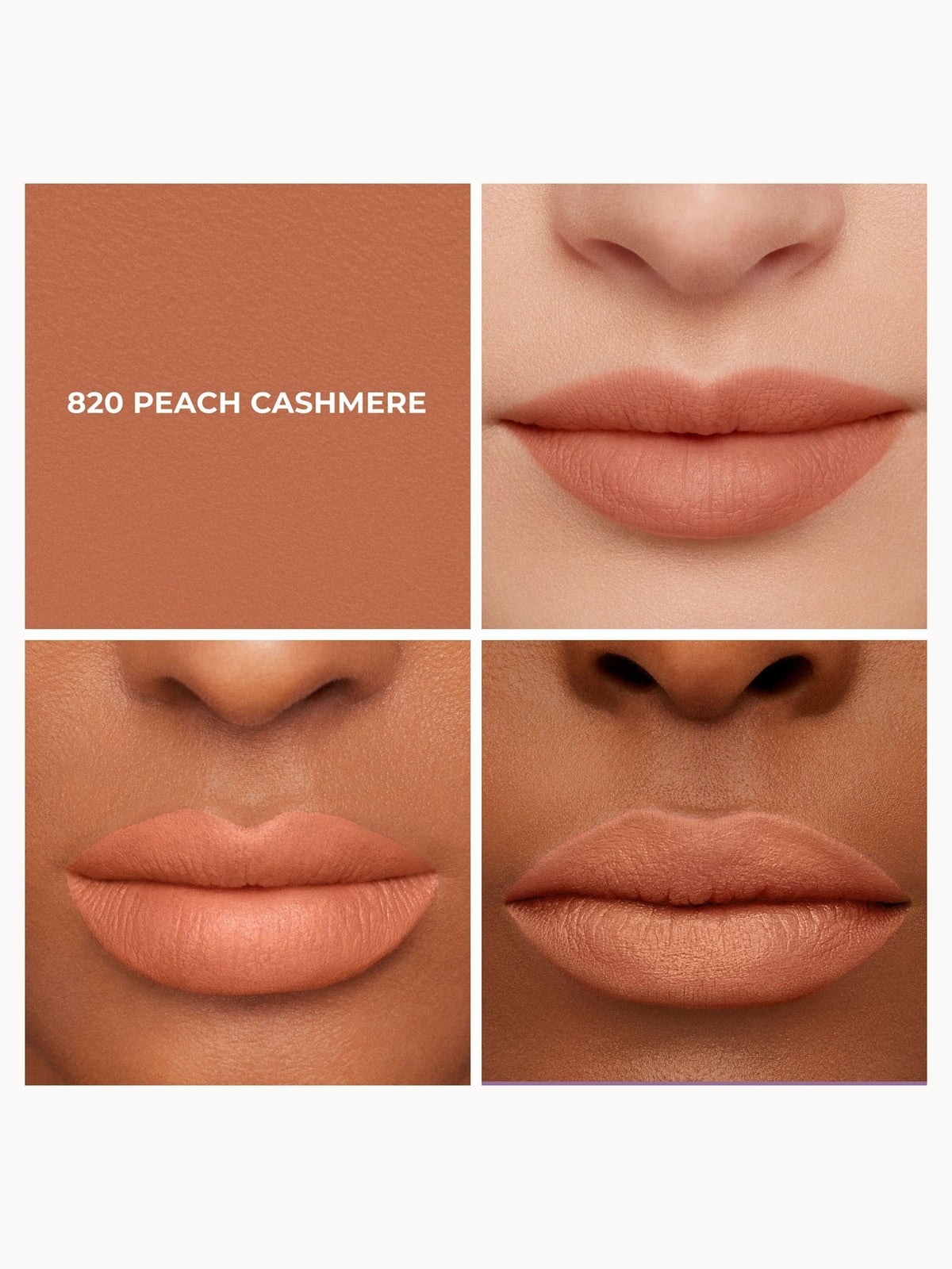 Laura Mercier Caviar Smoothing Matte Lipstick 3.4g (Various Shades) - 820 Peach Cashmere 3