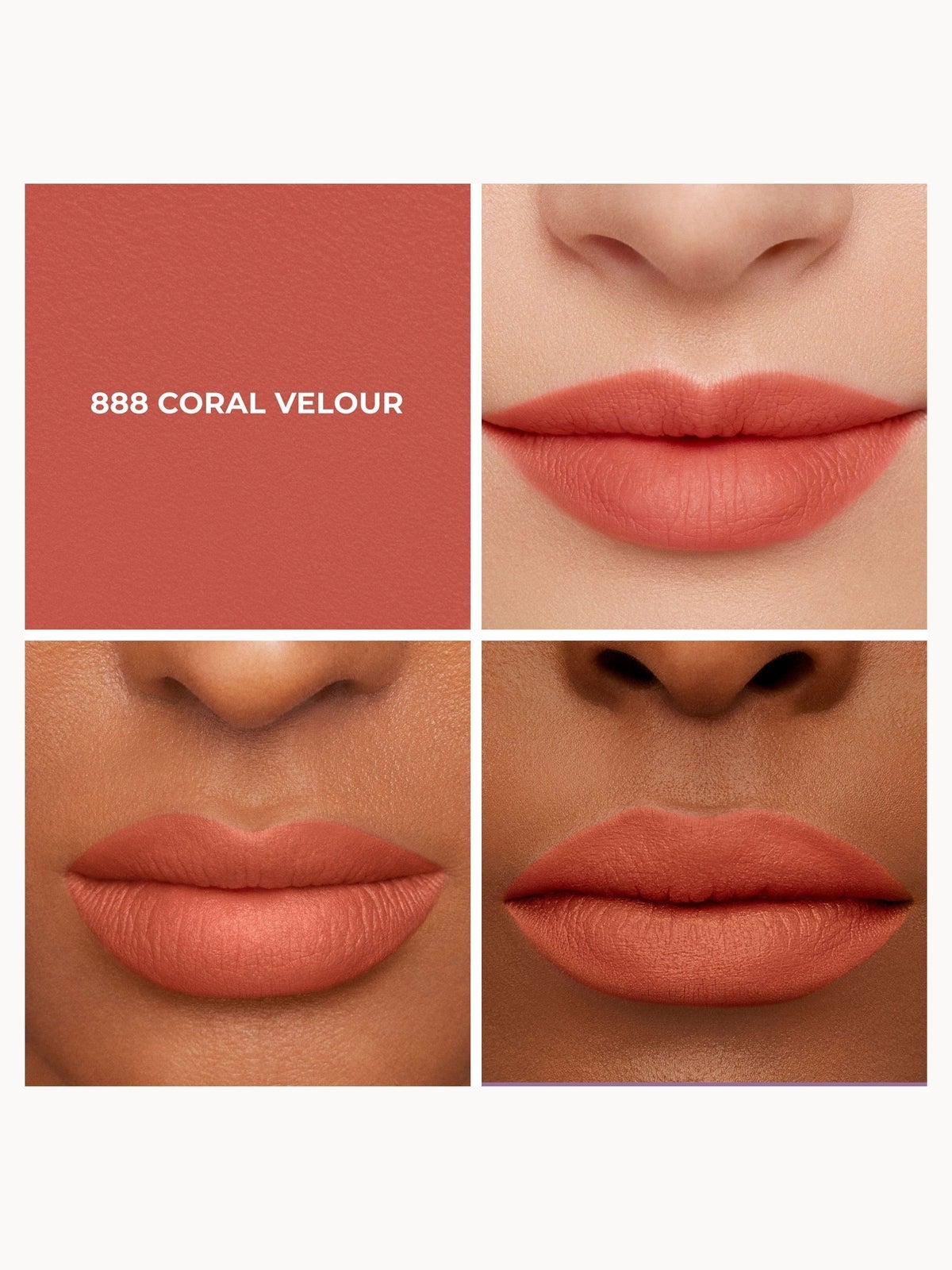 Laura Mercier Caviar Smoothing Matte Lipstick 3.4g (Various Shades) - 888 Coral Velour 3