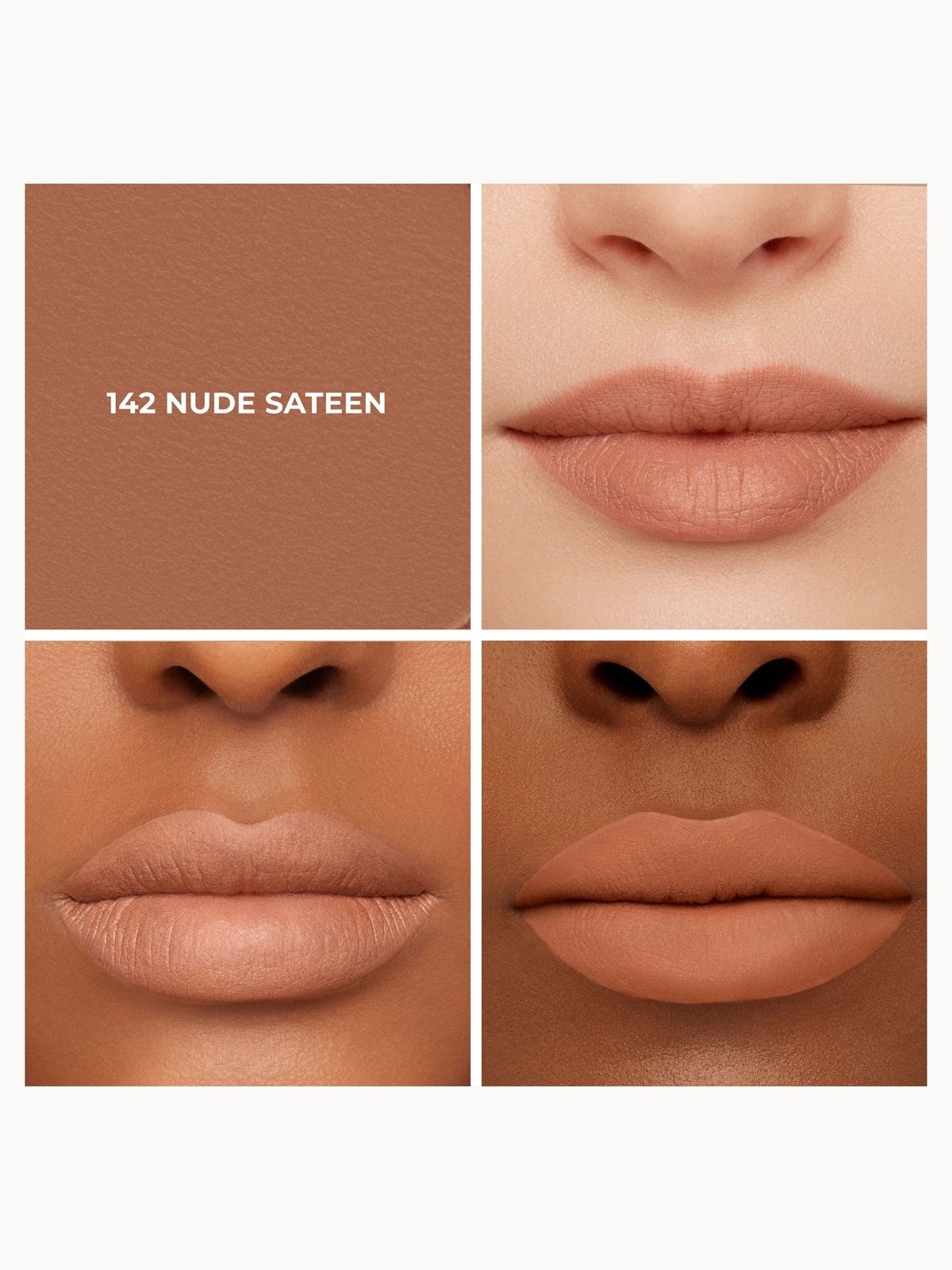 Laura Mercier Caviar Smoothing Matte Lipstick 3.4g (Various Shades) - 143 Nude Sateen 3