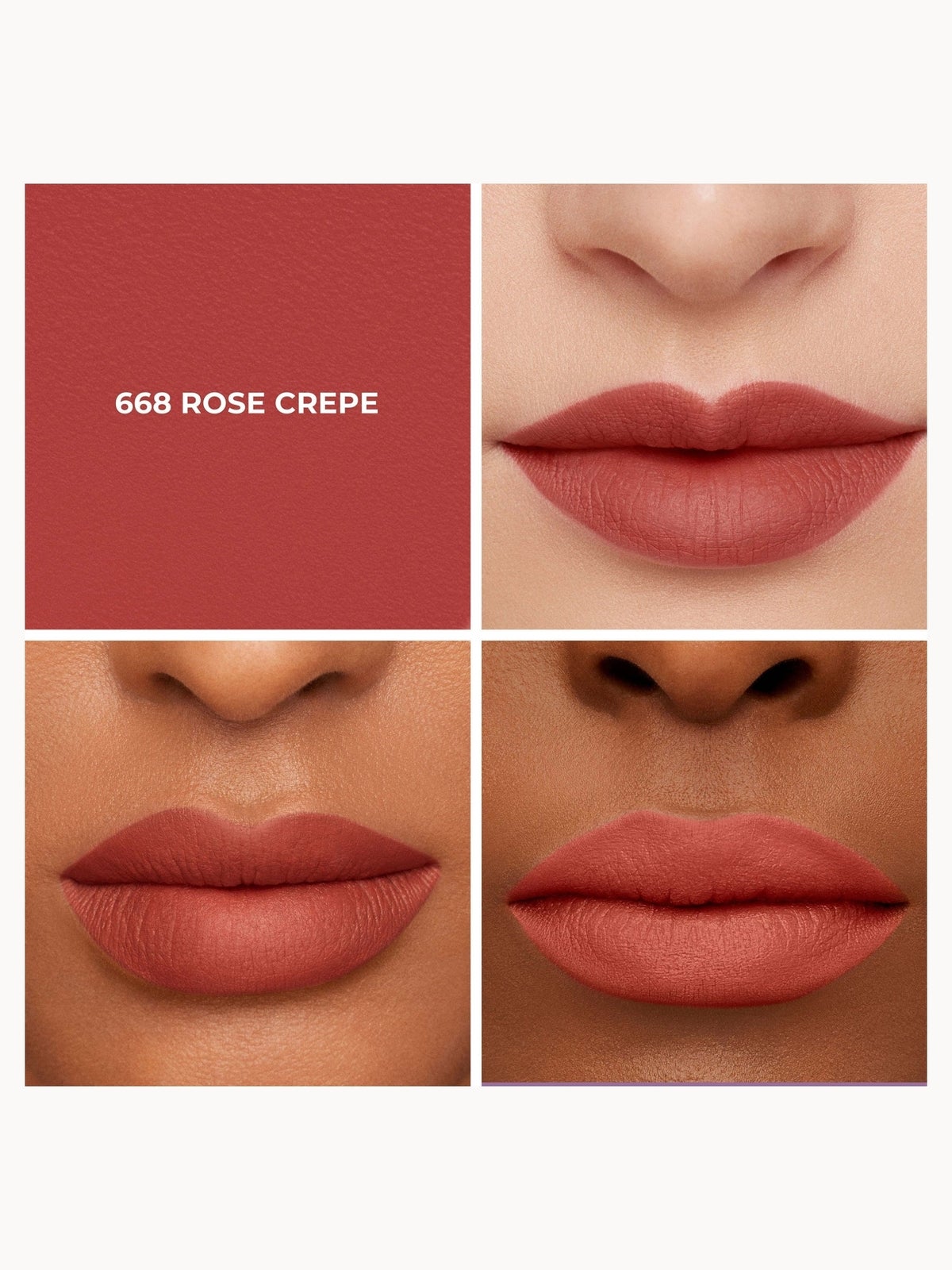 Laura Mercier Caviar Smoothing Matte Lipstick 3.4g (Various Shades) - 668 Rose Crepe 3