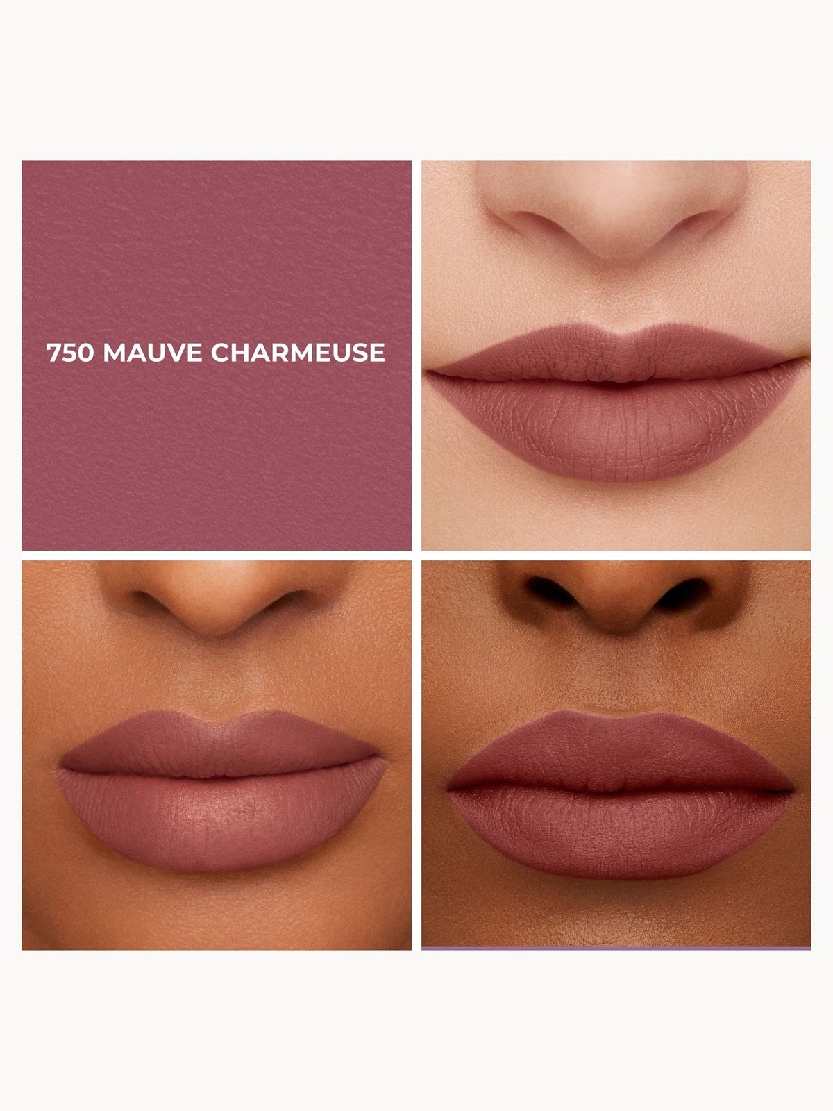 Laura Mercier Caviar Smoothing Matte Lipstick 3.4g (Various Shades) - 750 Mauve Chameuse 3