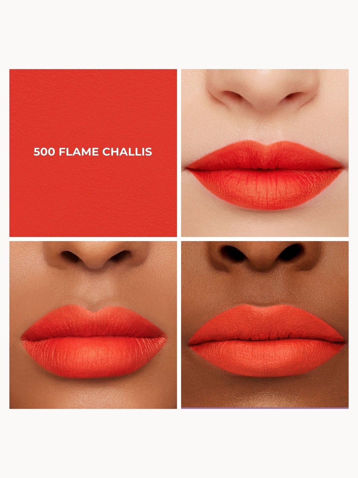 Laura Mercier Caviar Smoothing Matte Lipstick 3.4g (Various Shades) - 500 Flame Challis 3