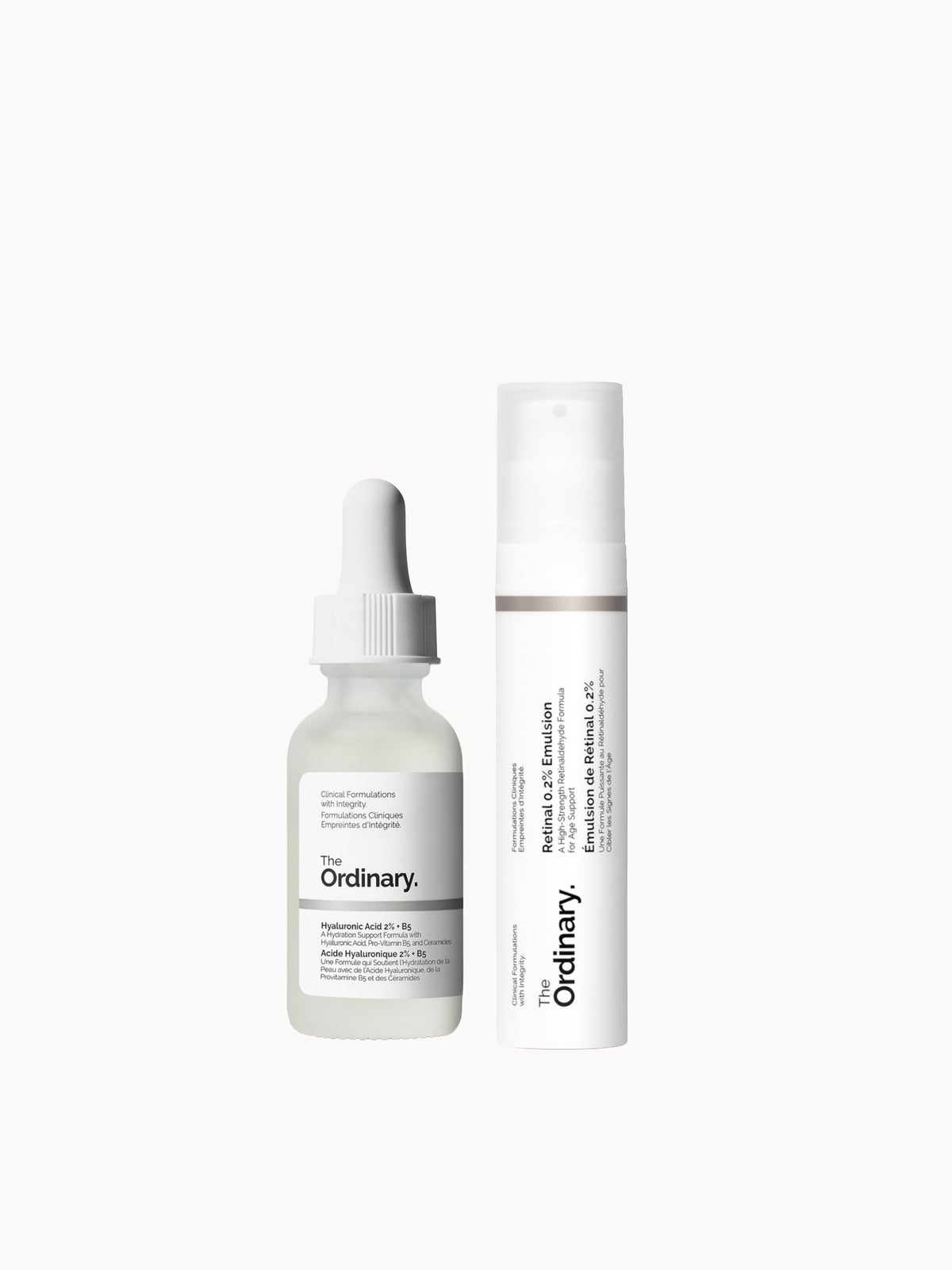The Ordinary Hydrating & Resurfacing Serum and Retinal Night Duo