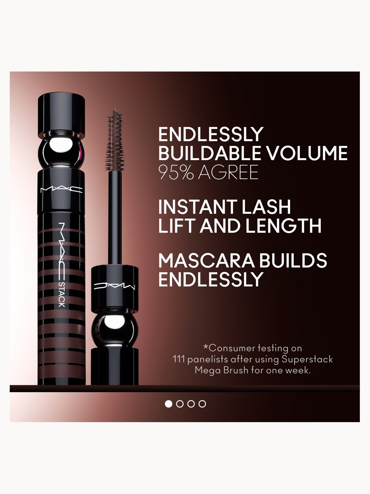 MAC MACStack Mascara - Chestnut Brown 12ml 3