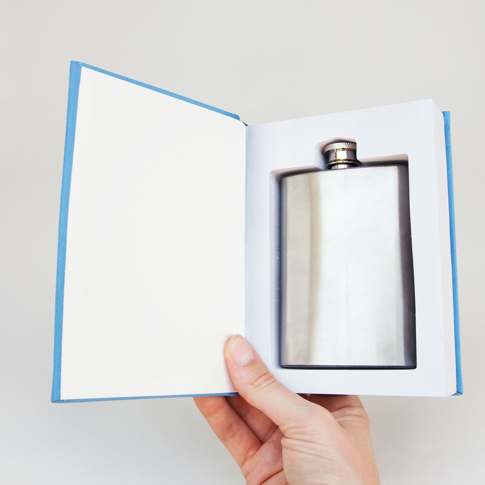 SELF HELP FLASK IN A BOOK