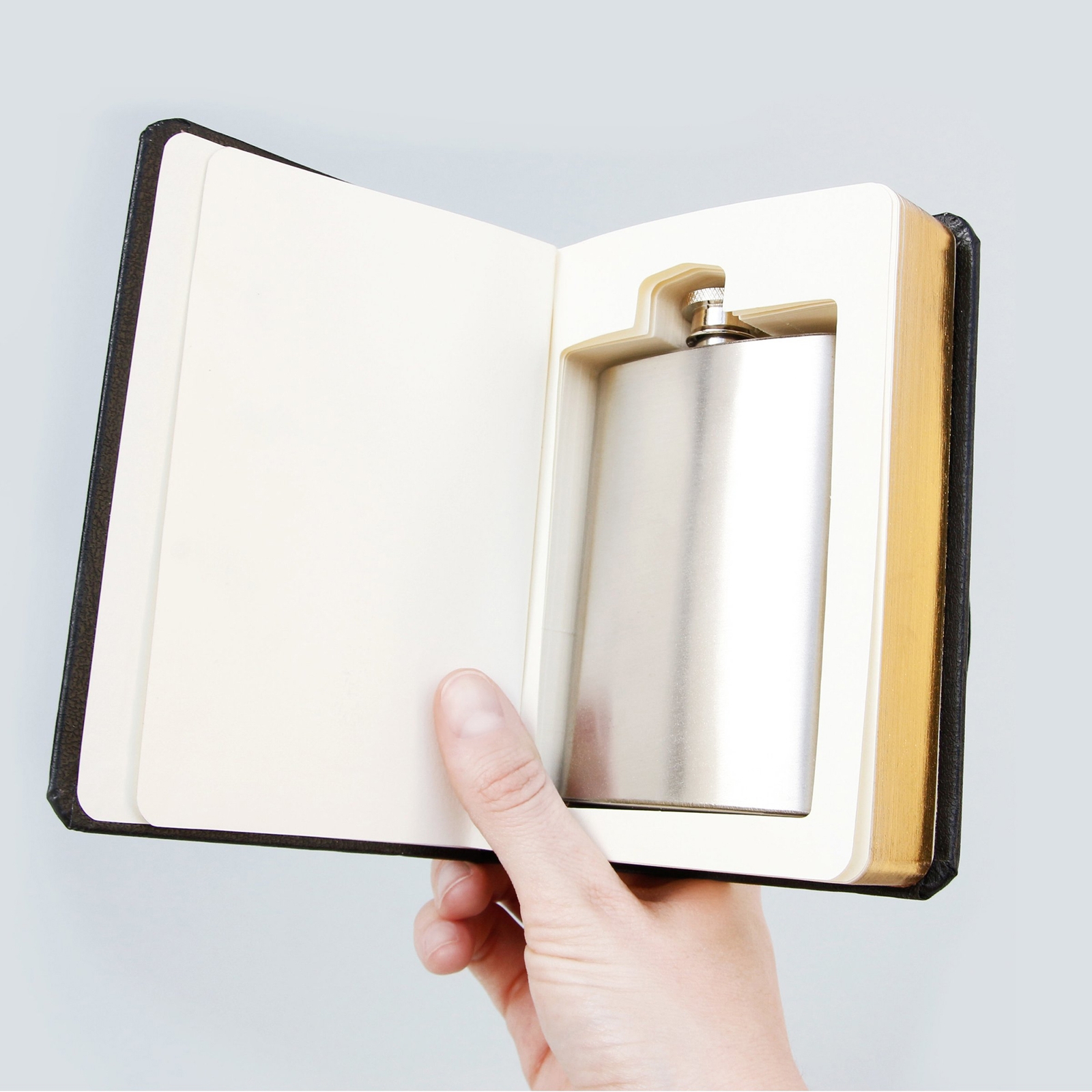 SIMPLE FLASK IN A BOOK