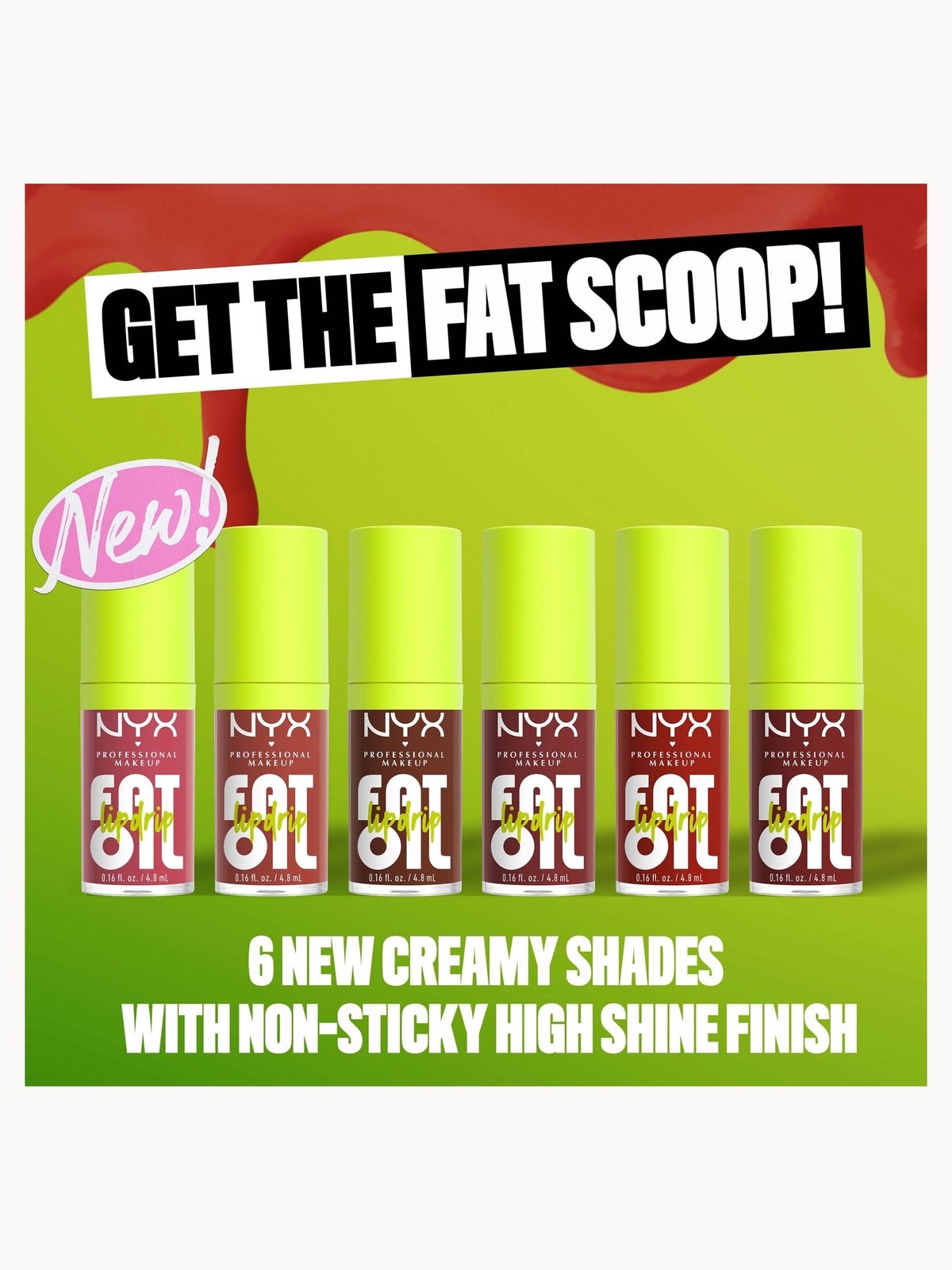 NYX Professional Makeup Fat Oil Lip Drip 12H Hydration Non-Sticky Finish Lip Gloss 4.8ml (Various Shades) - Chillin' Like a Villain 3