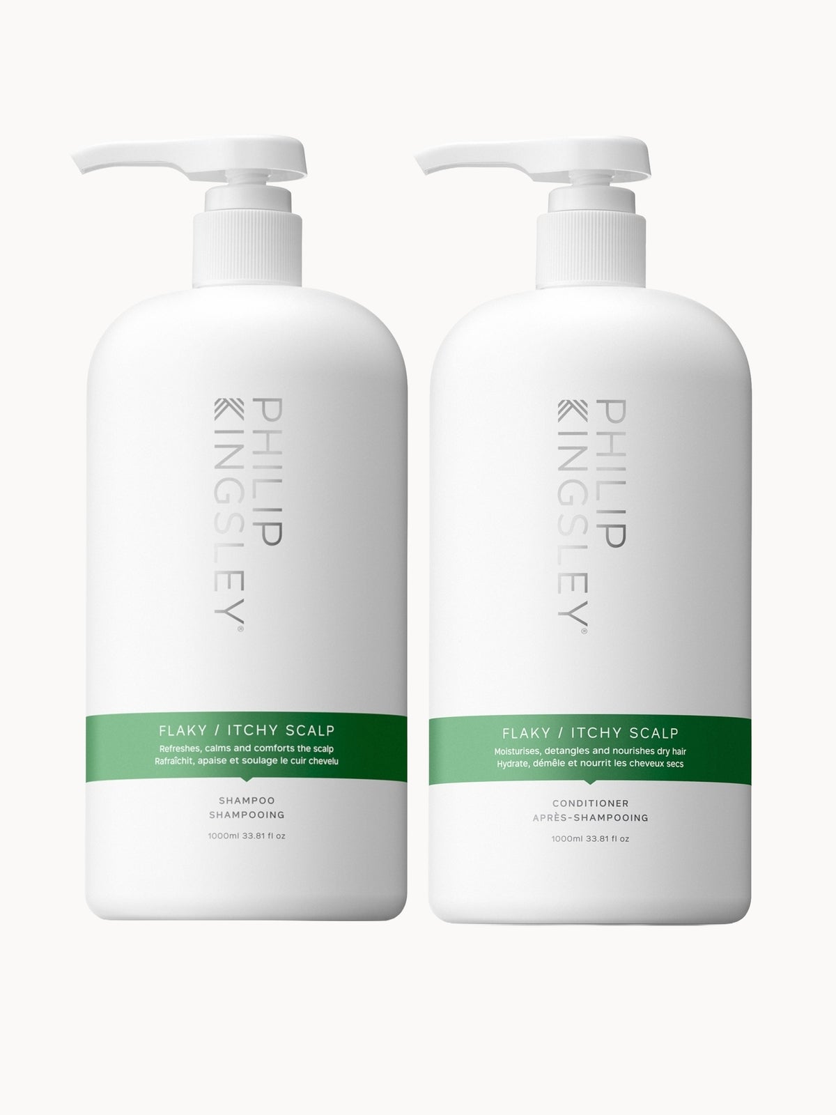 Philip Kingsley Flaky Itchy Shampoo and Conditioner 1000ml Duo