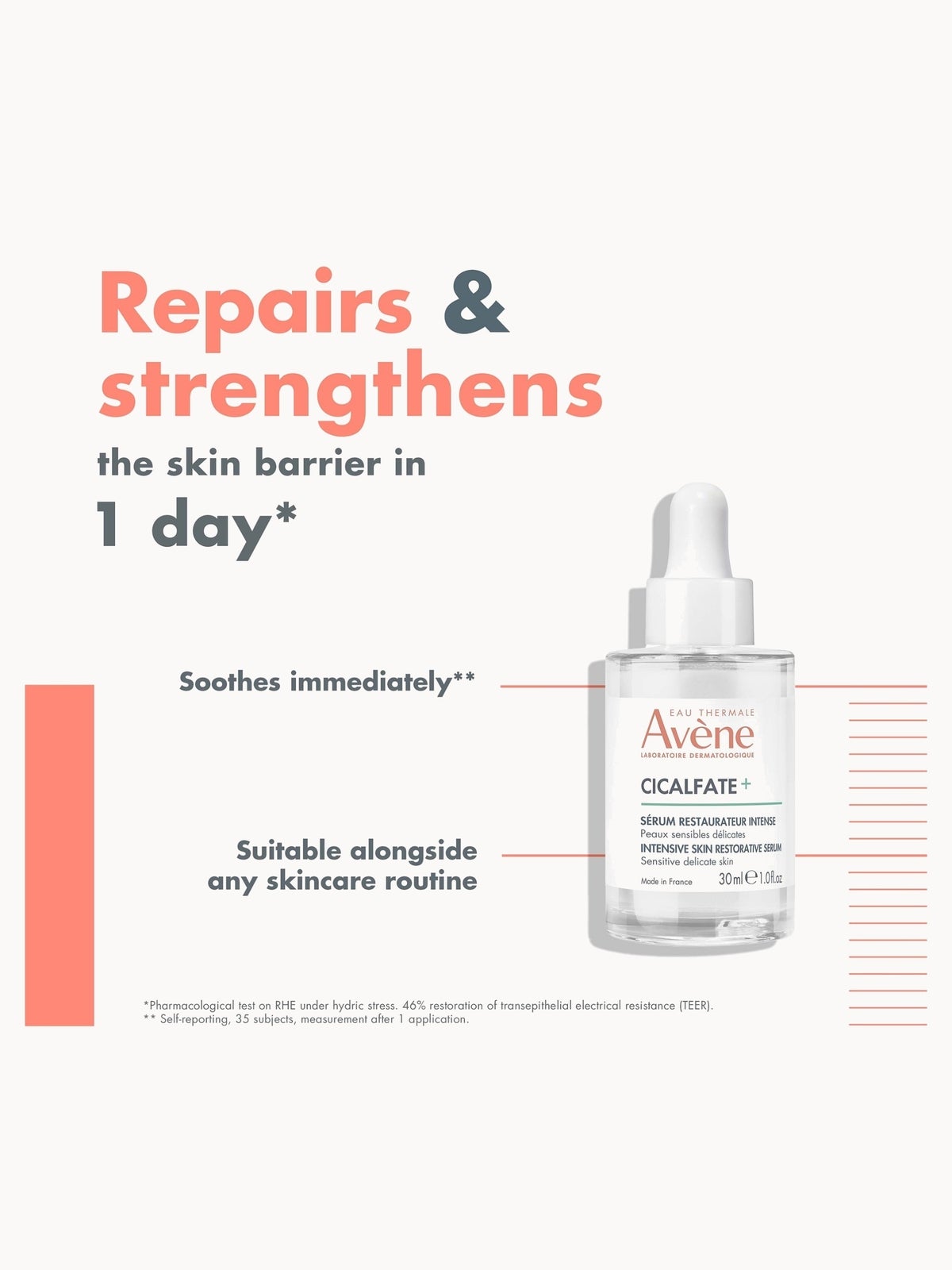 Avène Cicalfate+ Intensive Skin Restorative Serum for Sensitive Skin 30ml 2