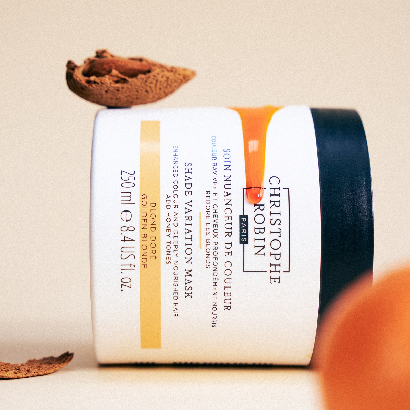 Christophe Robin Shade Variation Mask Golden Blonde In Transparent