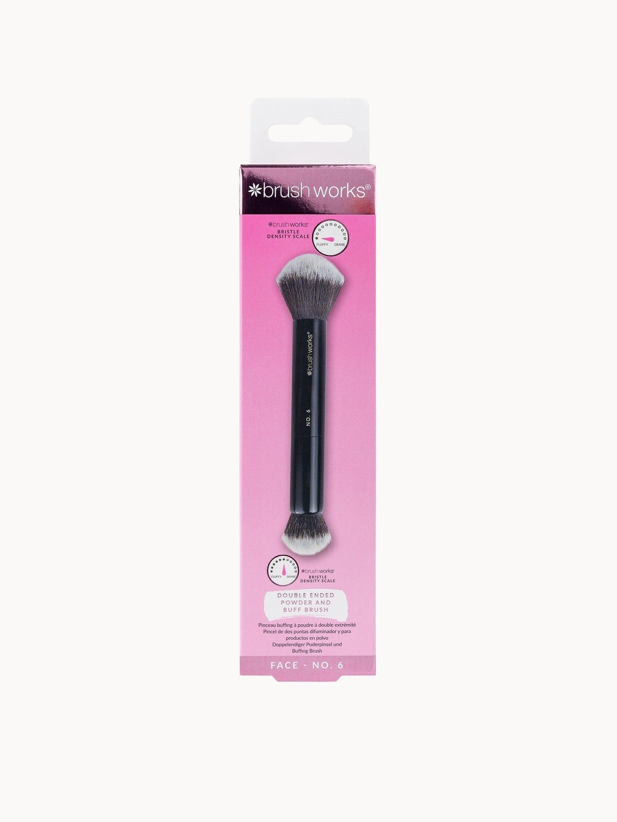 brushworks No. 6 Double Ended Powder and Buff Brush 2