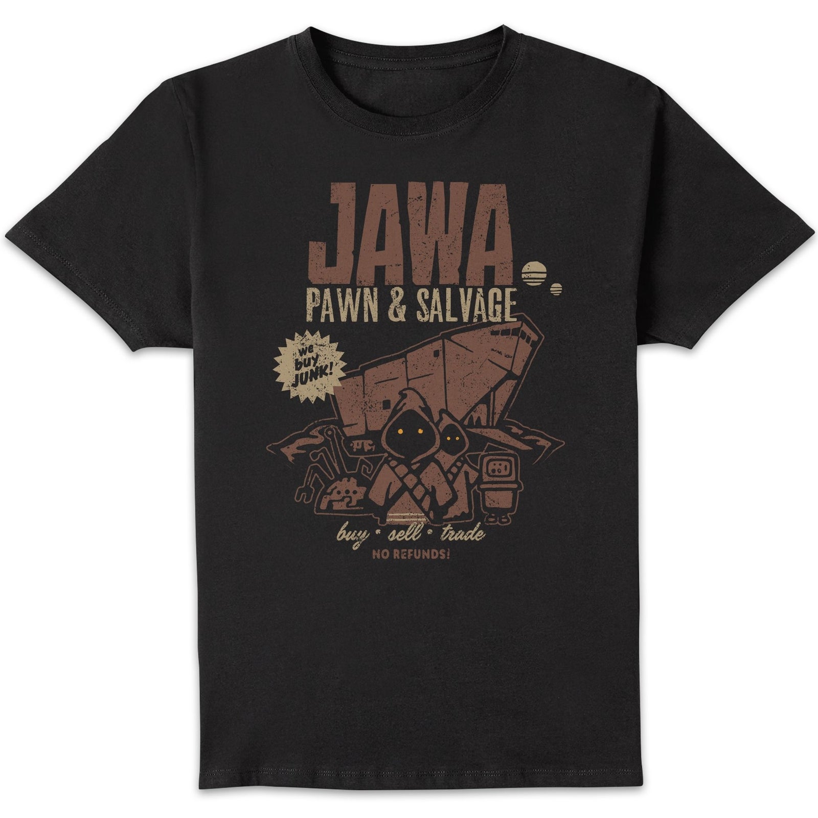 Star Wars Jawa Pawn And Salvage Unisex T-Shirt - Black - S
