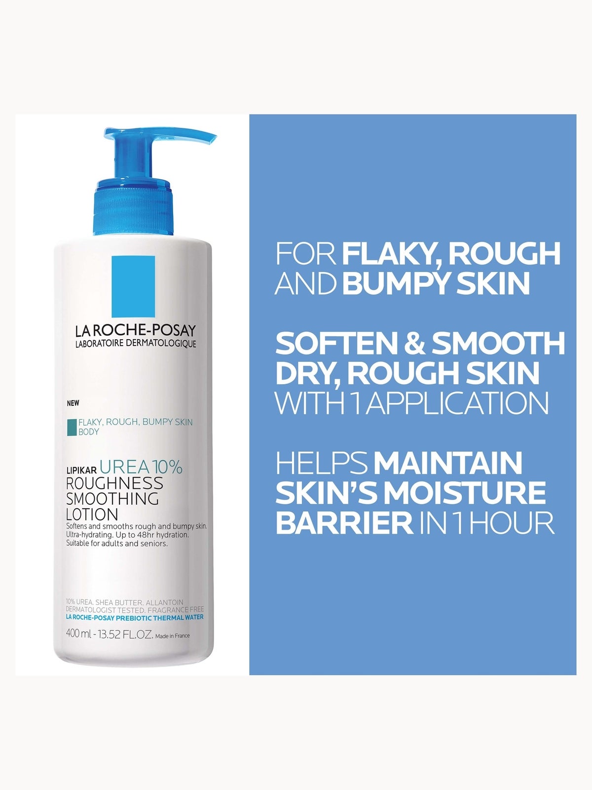 La Roche-Posay Lipikar Urea 10% Roughness Smoothing Lotion 400ml 2
