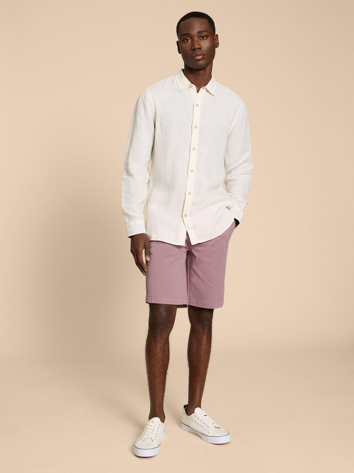 Chino-Shorts aus Bio-Baumwolle - 30/R