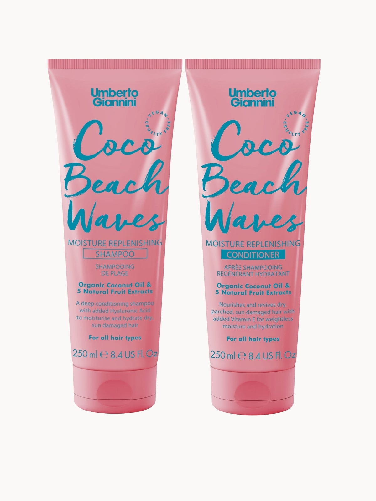 Umberto Giannini Coco Beach Waves Shampoo and Conditioner Duo