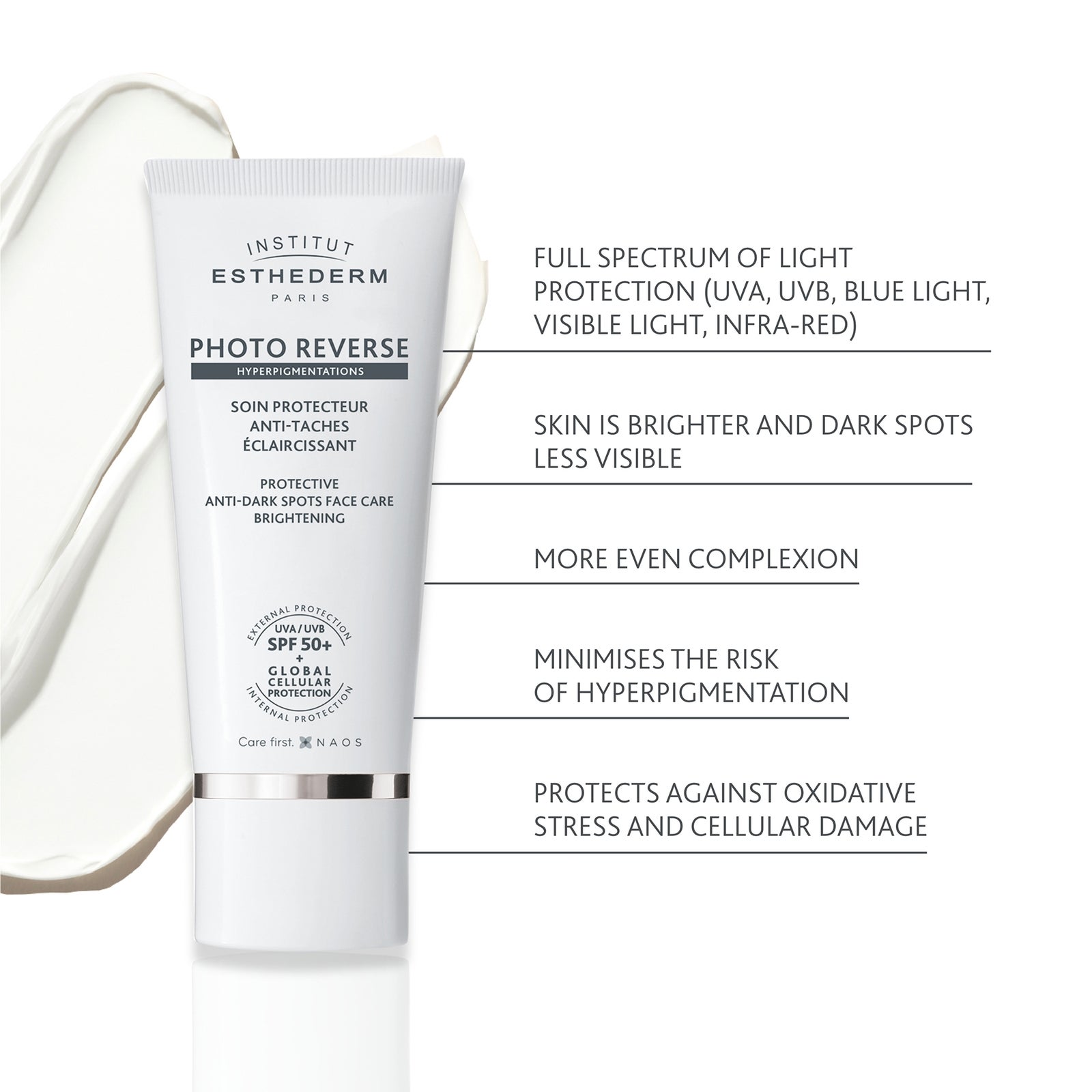 Institut Esthederm Aufhellende LSF 50+ Sonnencreme 50 ml