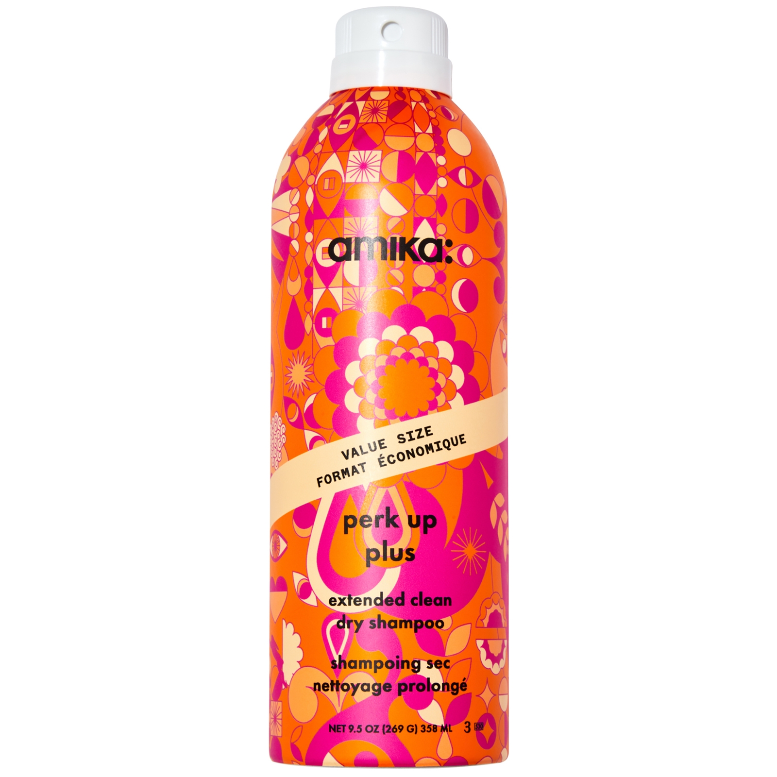 amika Perk Up Plus Extended Clean Dry Shampoo - 339ml