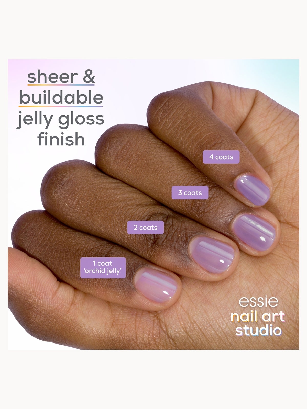 essie Original Nail Art Studio Pink Jelly Gloss - Blush Jelly 4