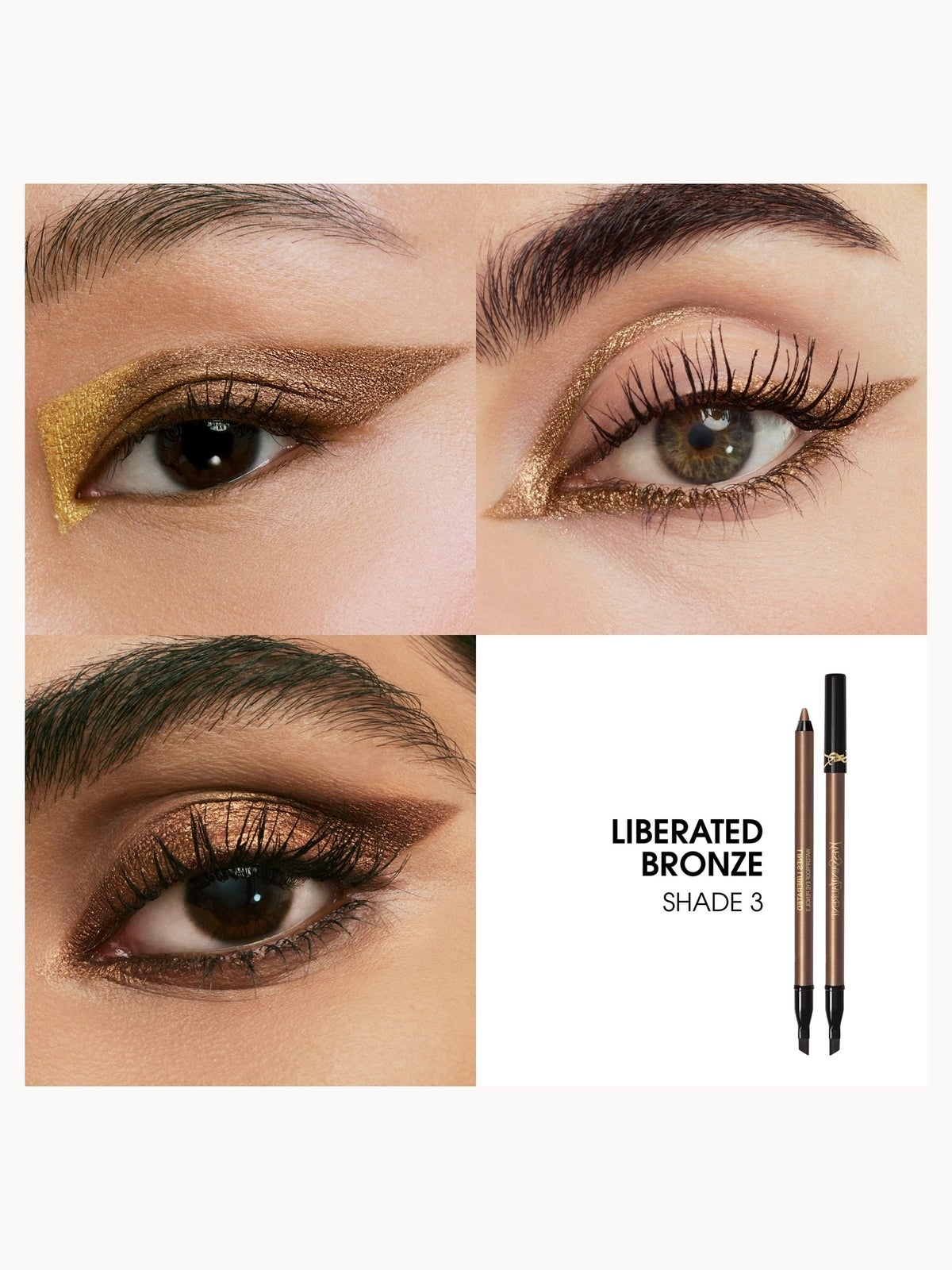 Yves Saint Laurent Lines Liberated Eyeliner 1.2g (Various Shades) - 03 Liberated Bronze 3