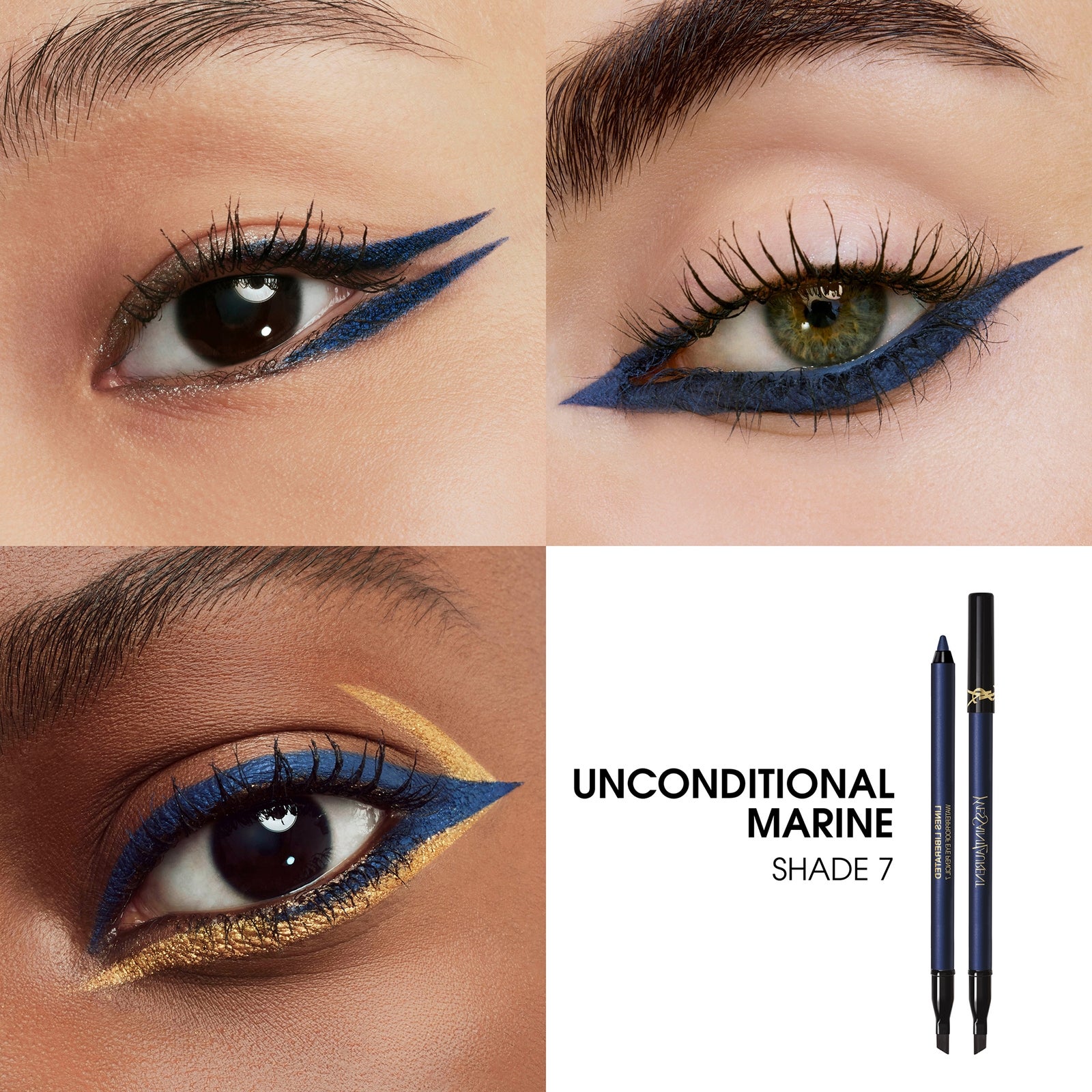 Yves Saint Laurent Lines Liberated Eyeliner 1.2g (Various Shades) - 07 Unconditional Marine 3