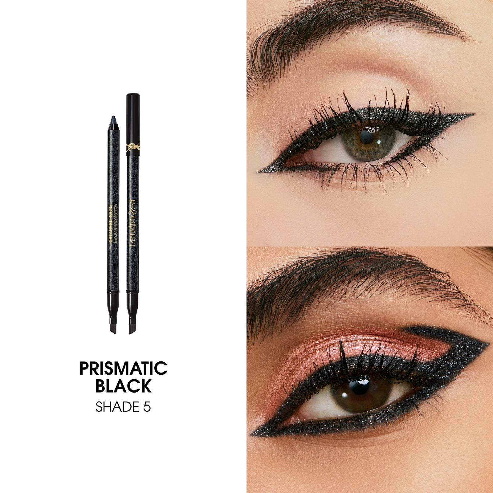 Yves Saint Laurent Lines Liberated Eyeliner 1.2g (Various Shades) - 05 Prismatic Black 3