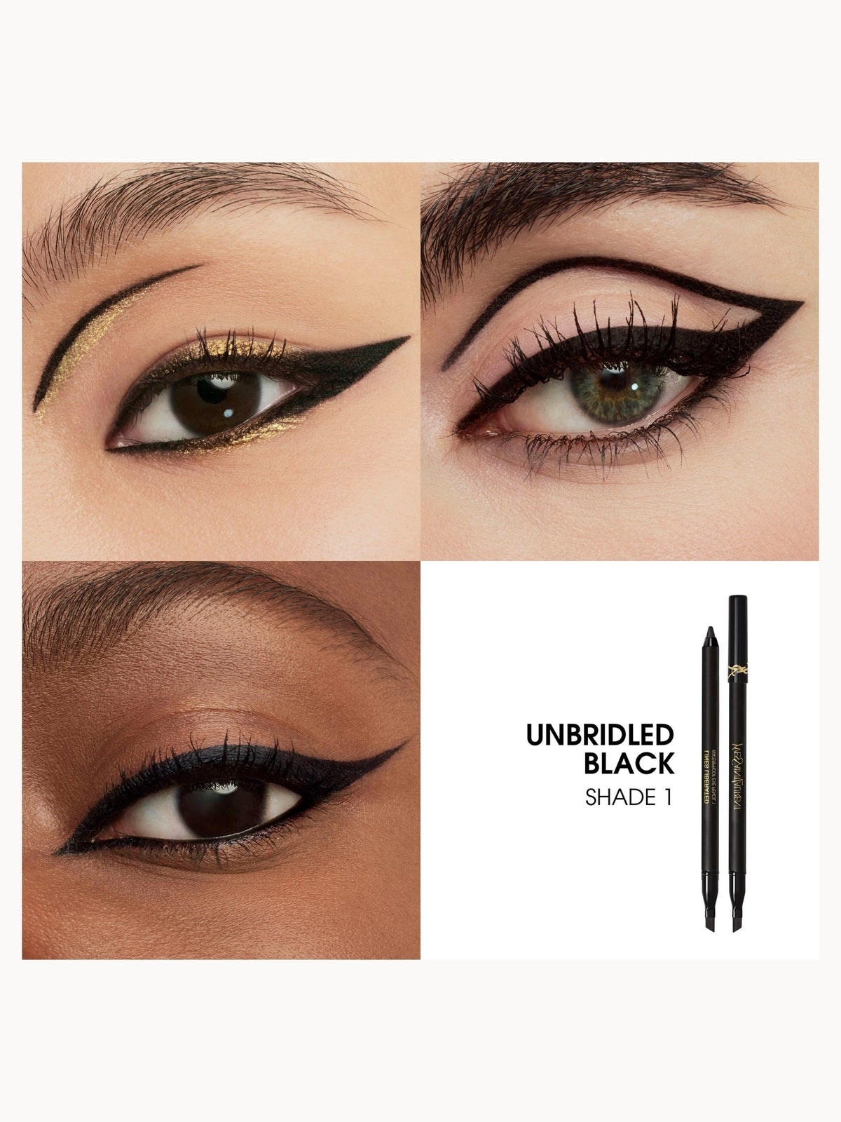 Yves Saint Laurent Lines Liberated Eyeliner 1.2g (Various Shades) - 01 Unbridled Black 3
