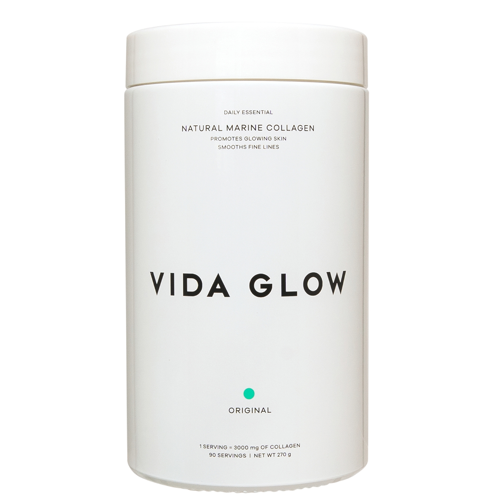 Vida Glow Natural Marine Collagen 3 Months Supply 270g