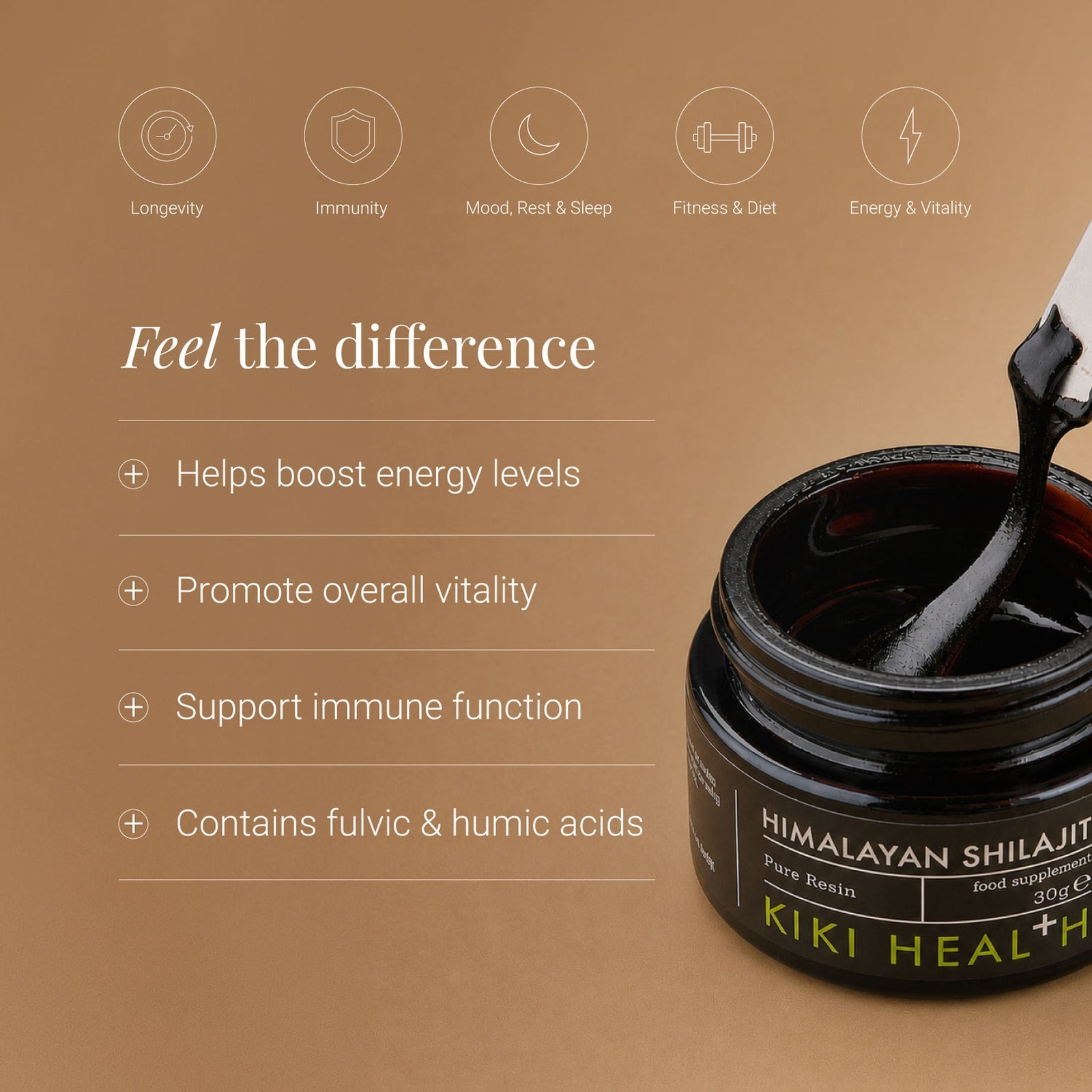 Kiki Health Himalayan Shilajit Resin - 30g