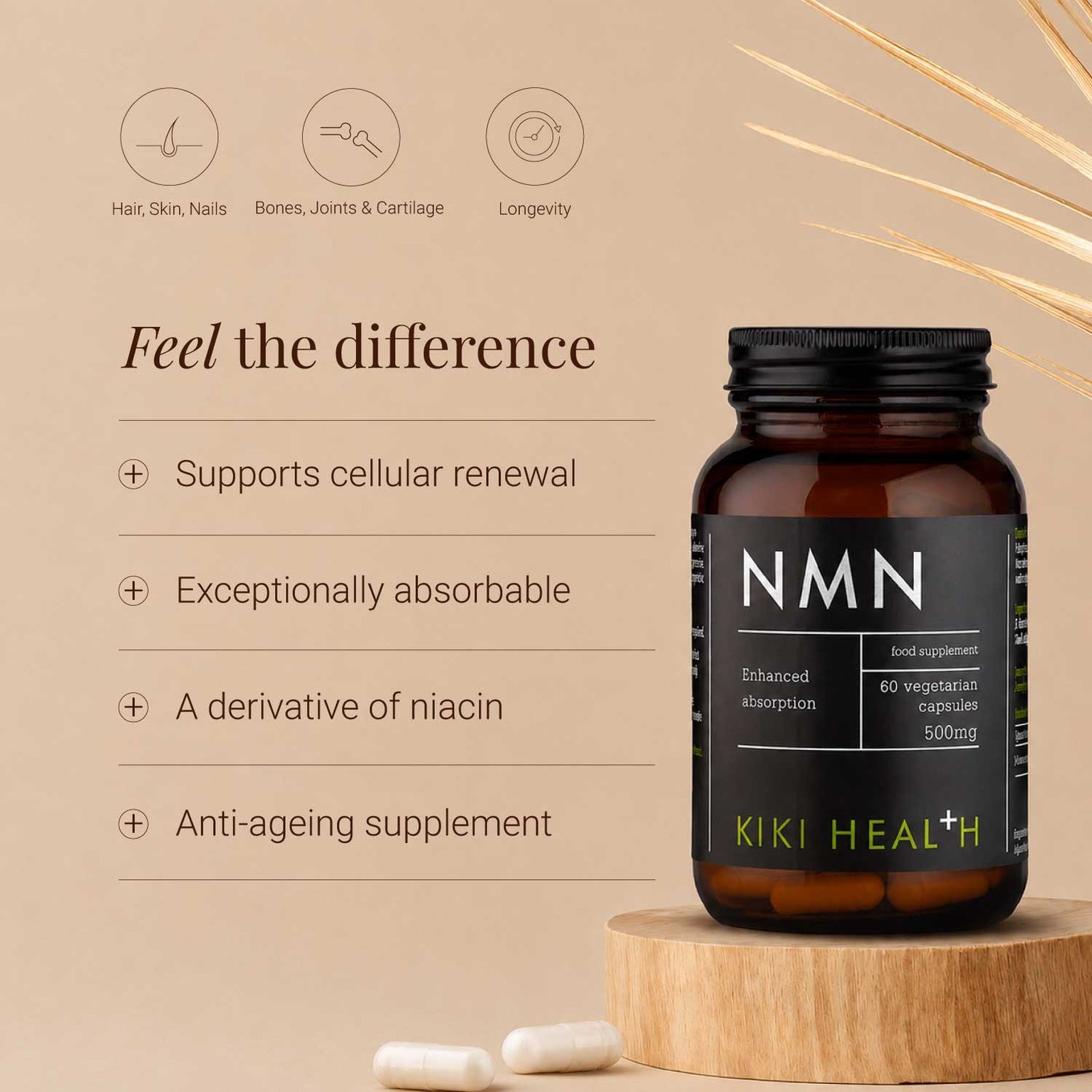 Kiki Health NMN - 60 Vegicaps