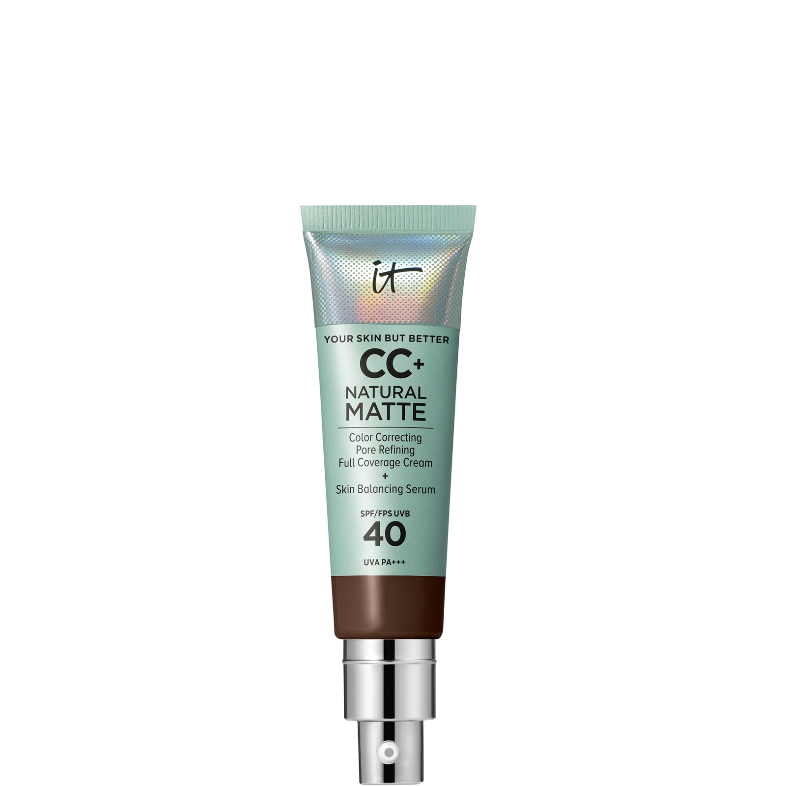 IT Cosmetics Your Skin But Better CC+ Natural Matte 32 ml (Various Shades) – Deep Mocha